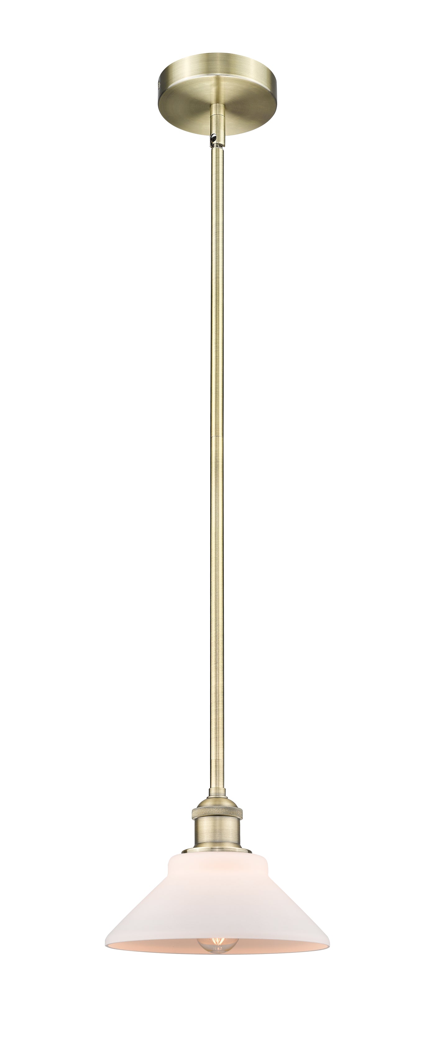 Edison Mini Pendant Antique Brass Finish