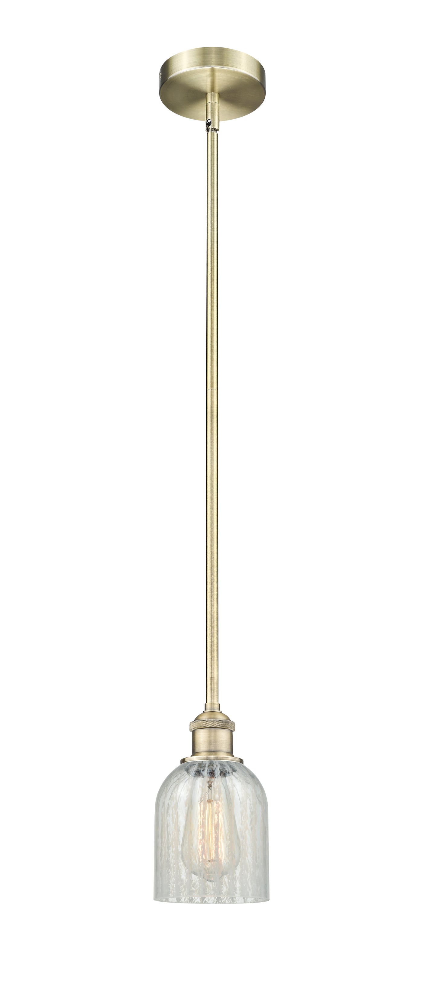 Edison Mini Pendant Antique Brass Finish
