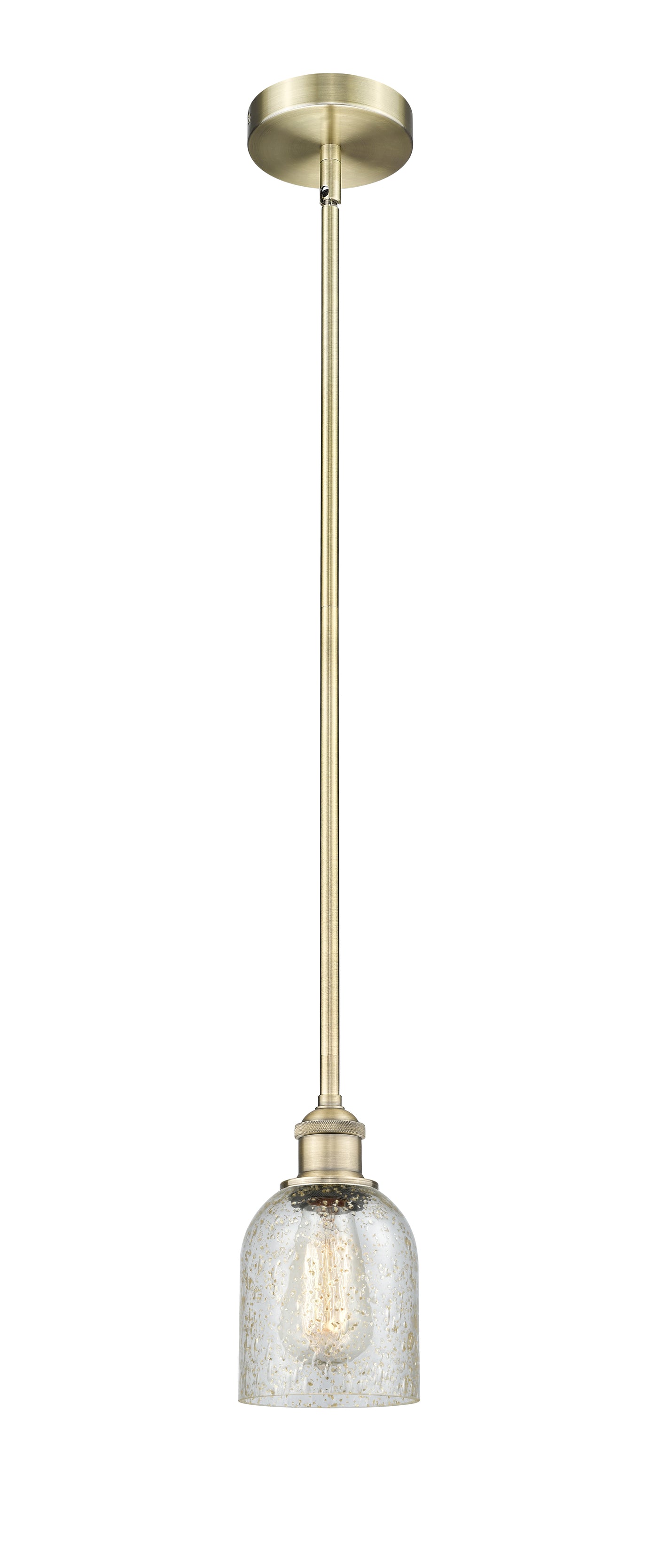 Edison Mini Pendant Antique Brass Finish
