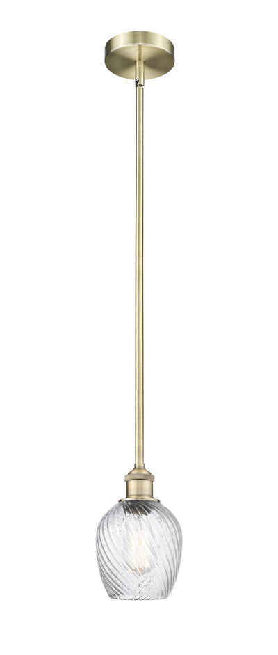 Edison Mini Pendant Antique Brass Steel