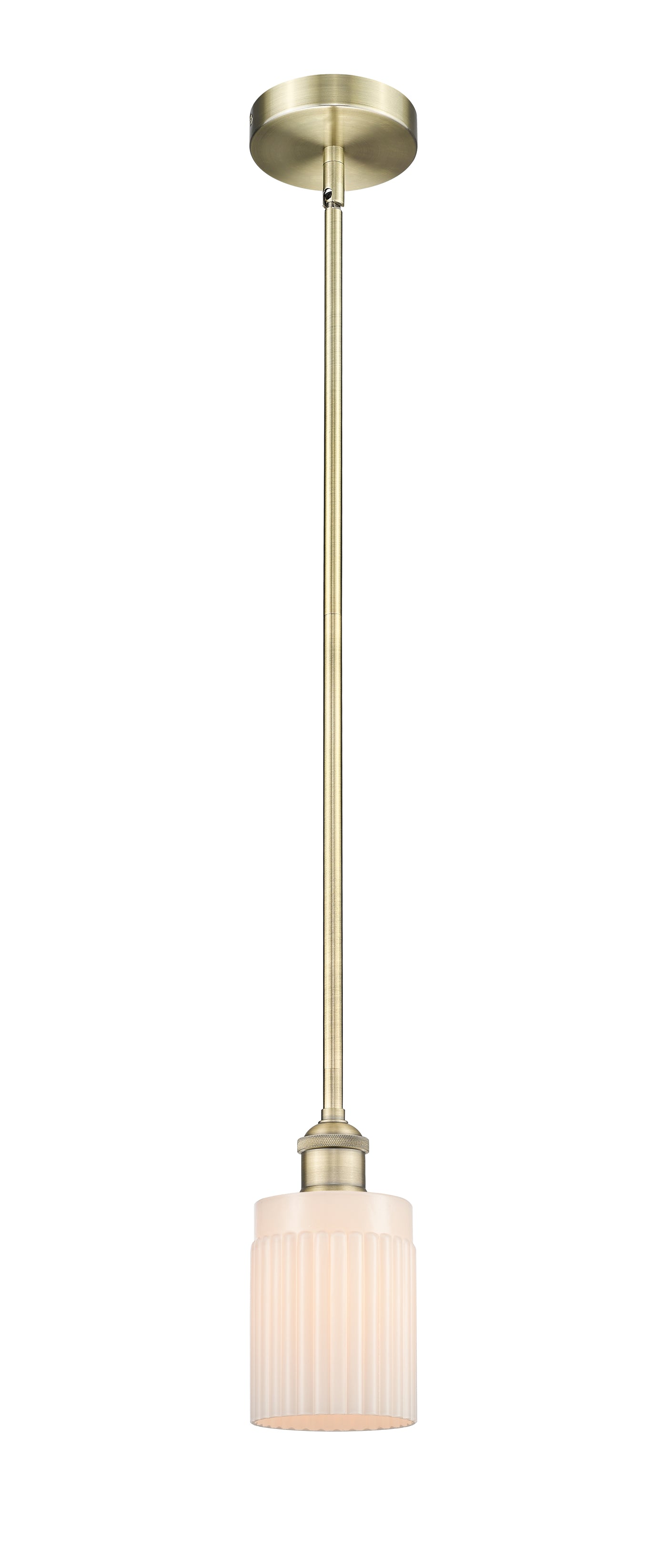 Edison Mini Pendant Antique Brass Finish