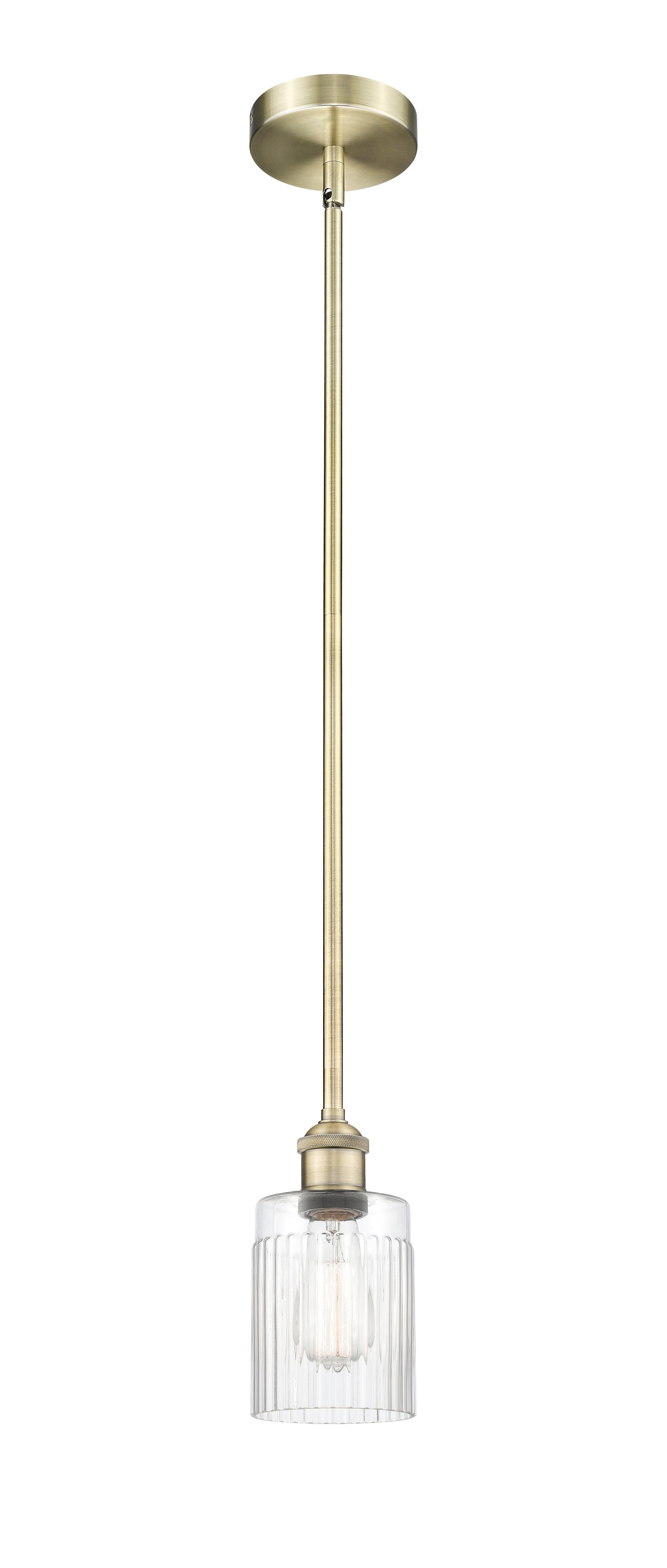 Edison Mini Pendant Antique Brass Finish