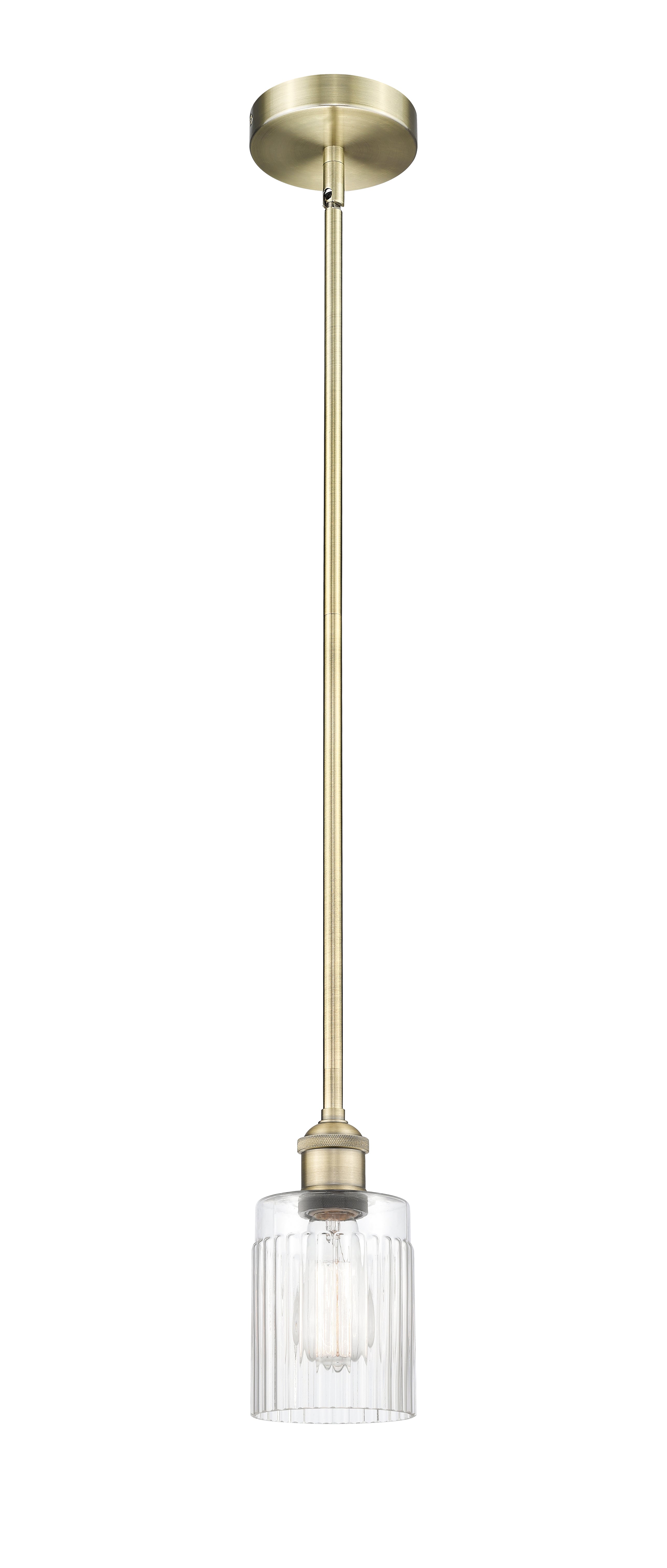 Edison Mini Pendant Antique Brass Finish