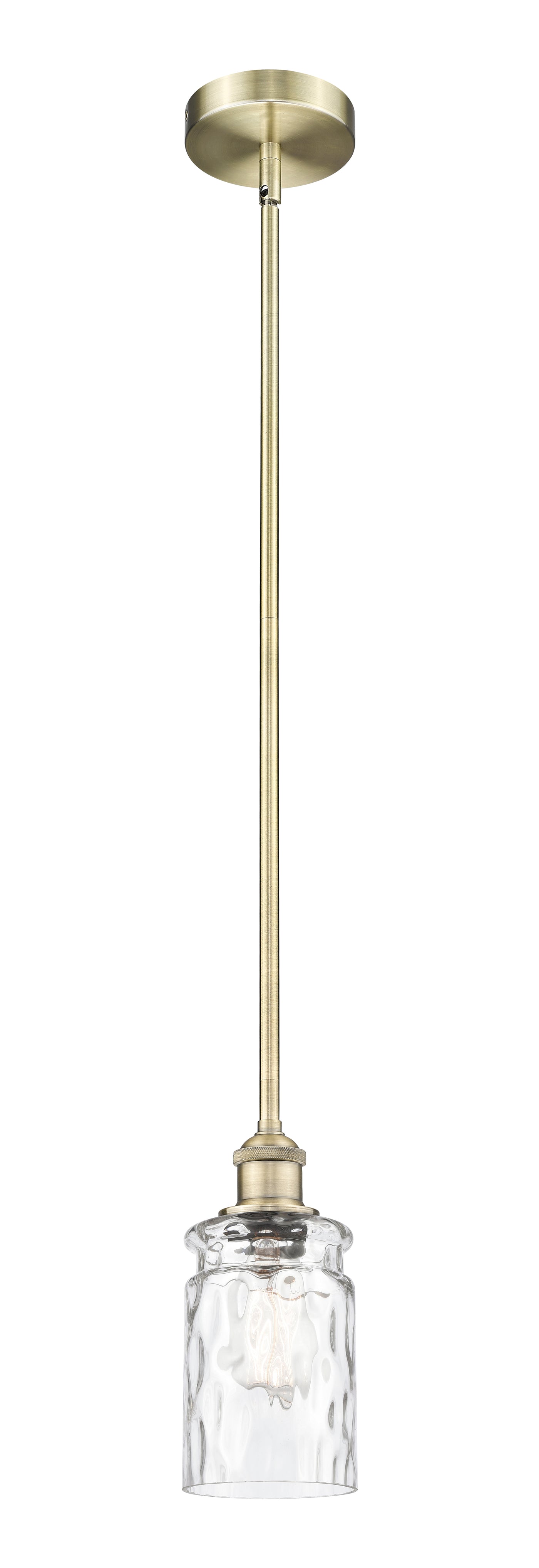 Edison Mini Pendant Antique Brass Glass