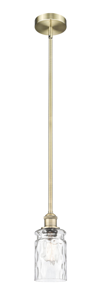 Edison Mini Pendant Antique Brass Glass