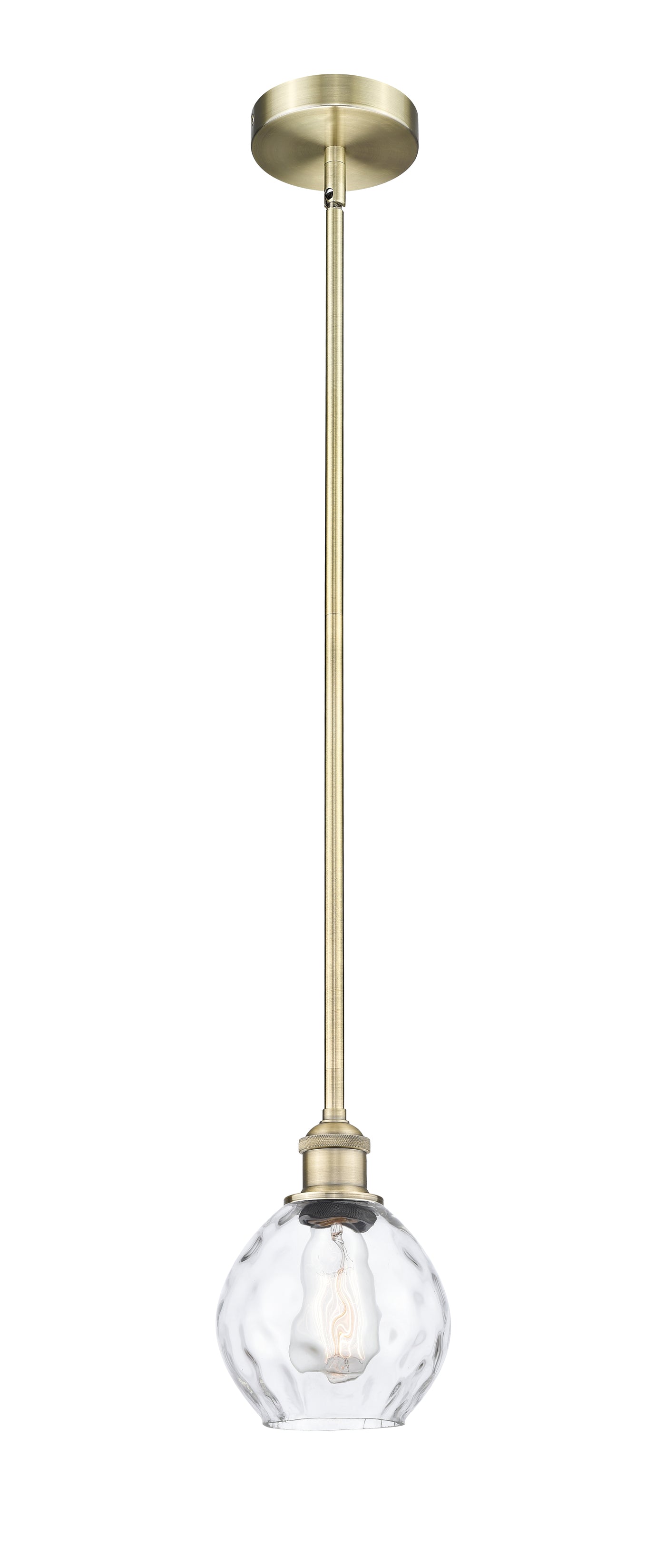 Edison Mini Pendant Antique Brass Finish