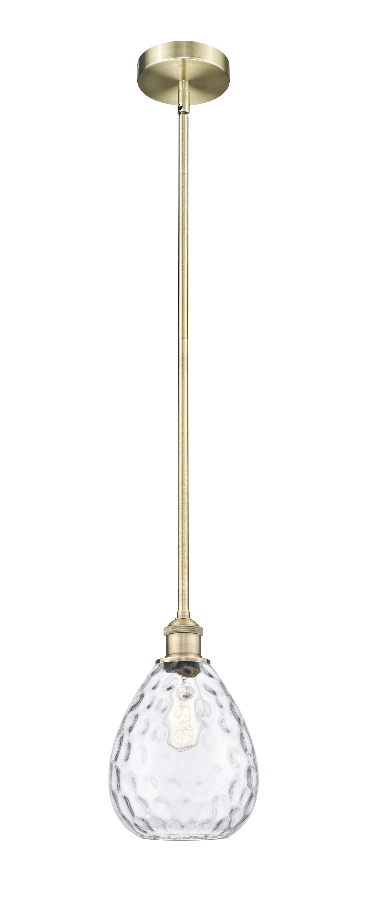 Edison Mini Pendant Antique Brass Finish