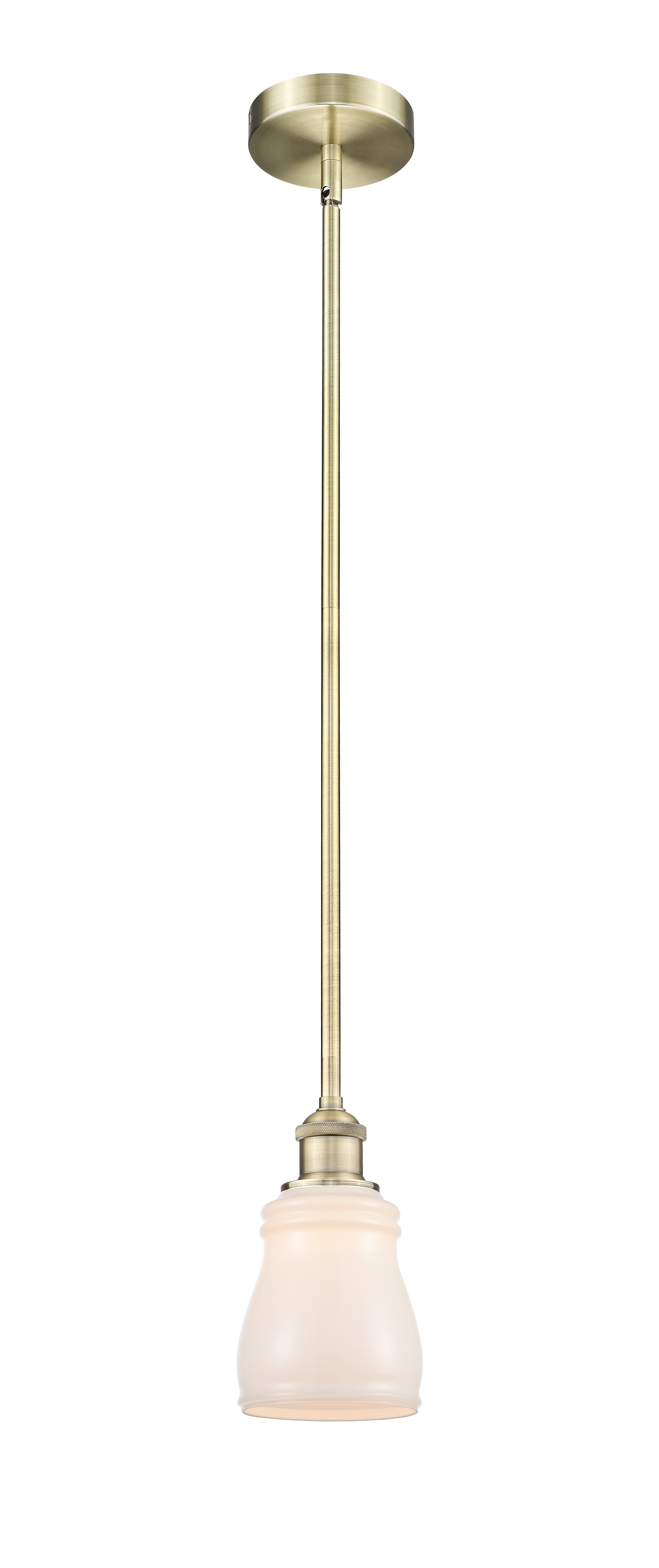 Edison Mini Pendant Antique Brass Cast