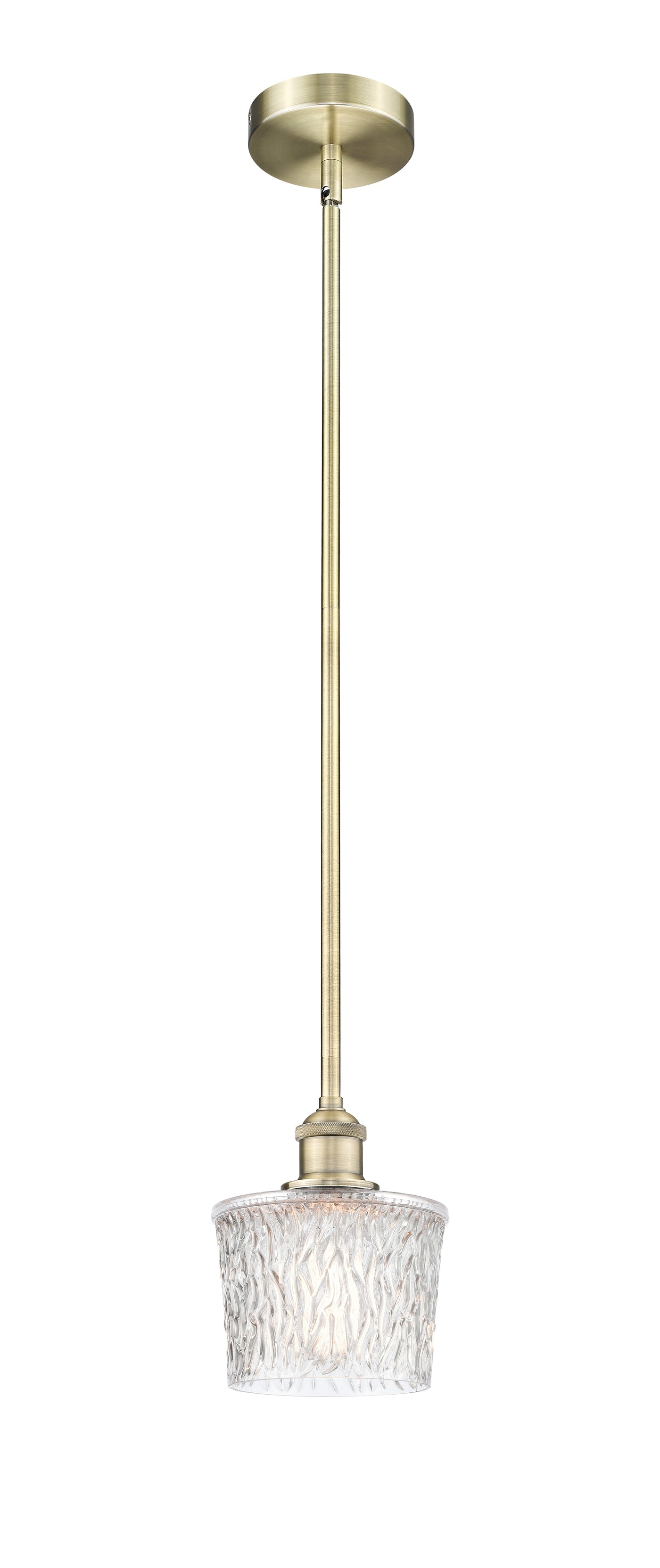 Edison Mini Pendant Antique Brass Finish