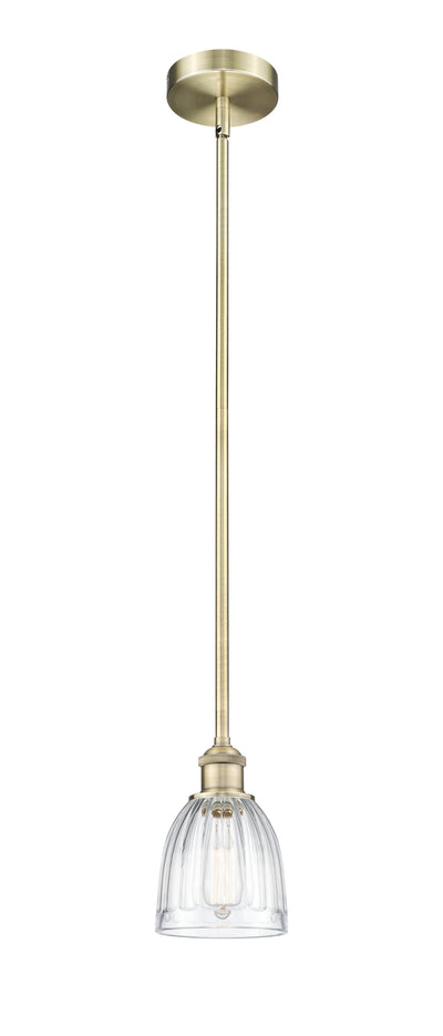Edison Mini Pendant Cast Brass Antique