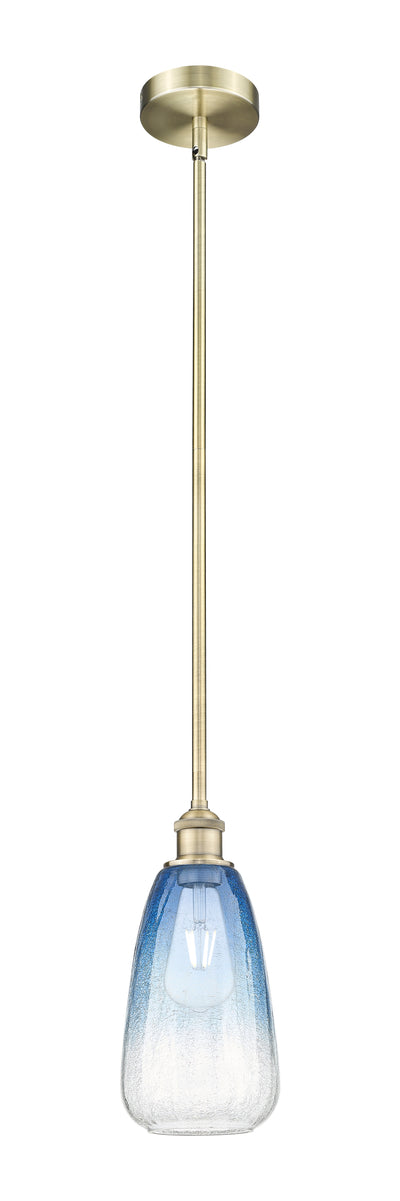 Edison Mini Pendant Antique Brass 6 Inch