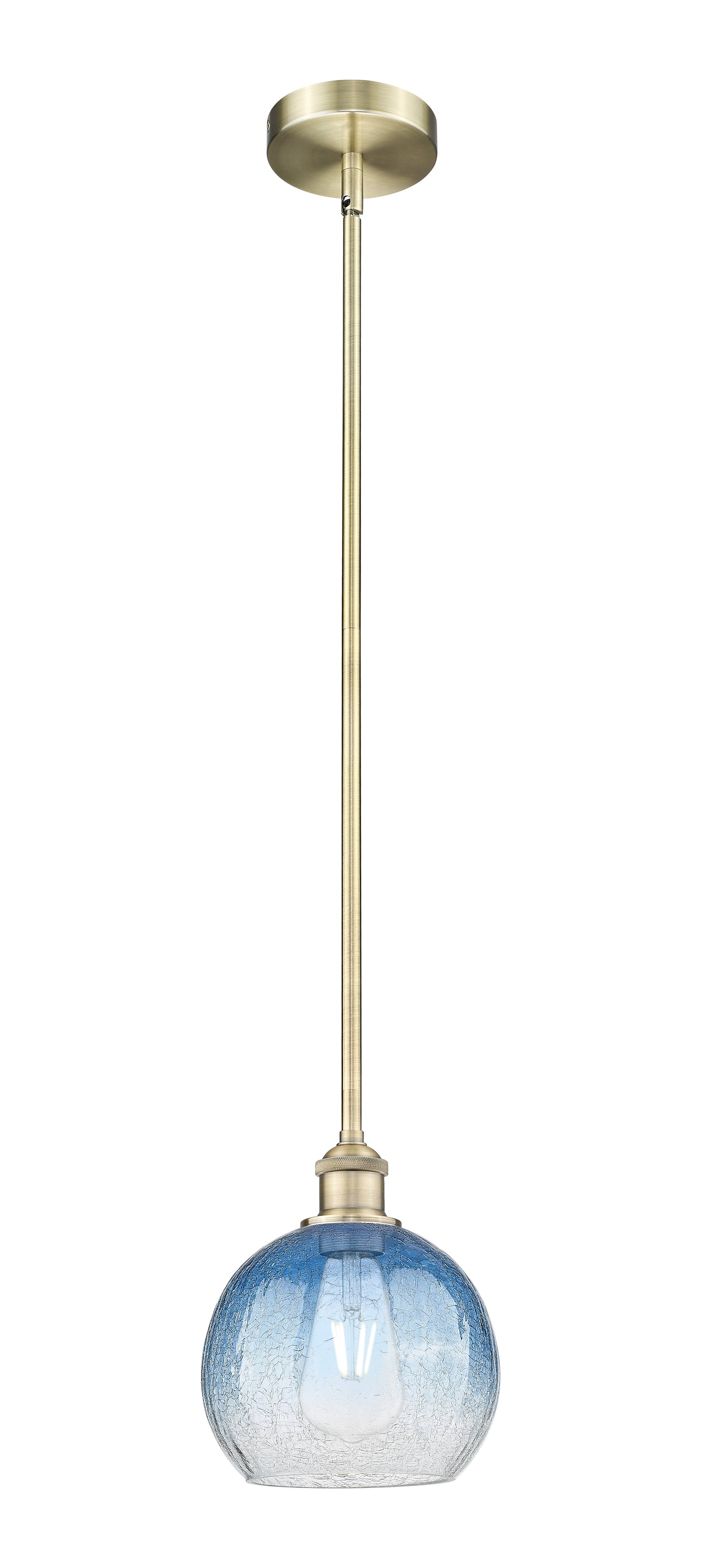 Edison Mini Pendant Antique Brass Finish