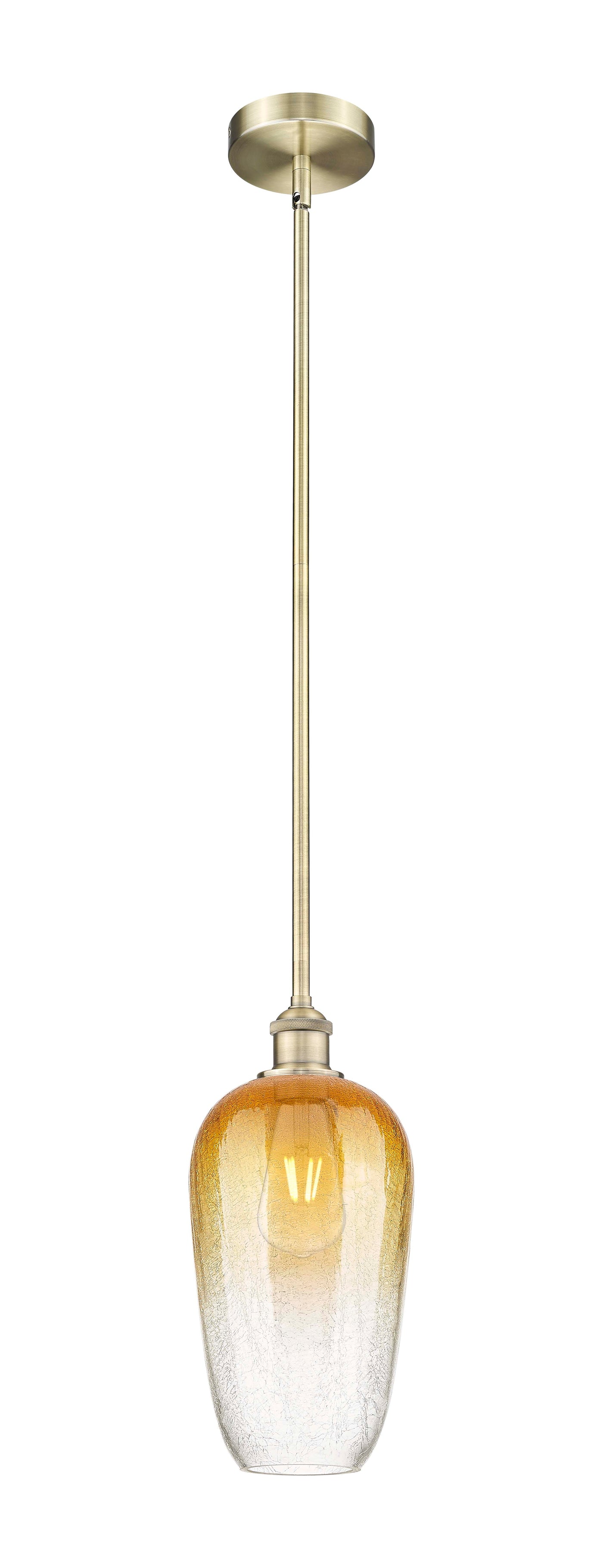 Edison Mini Pendant Antique Cast Brass