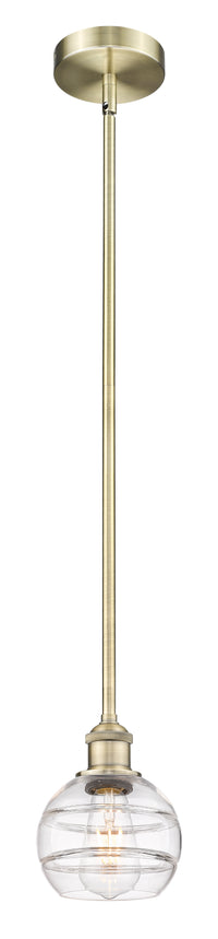 Edison Mini Pendant Cast Brass Antique