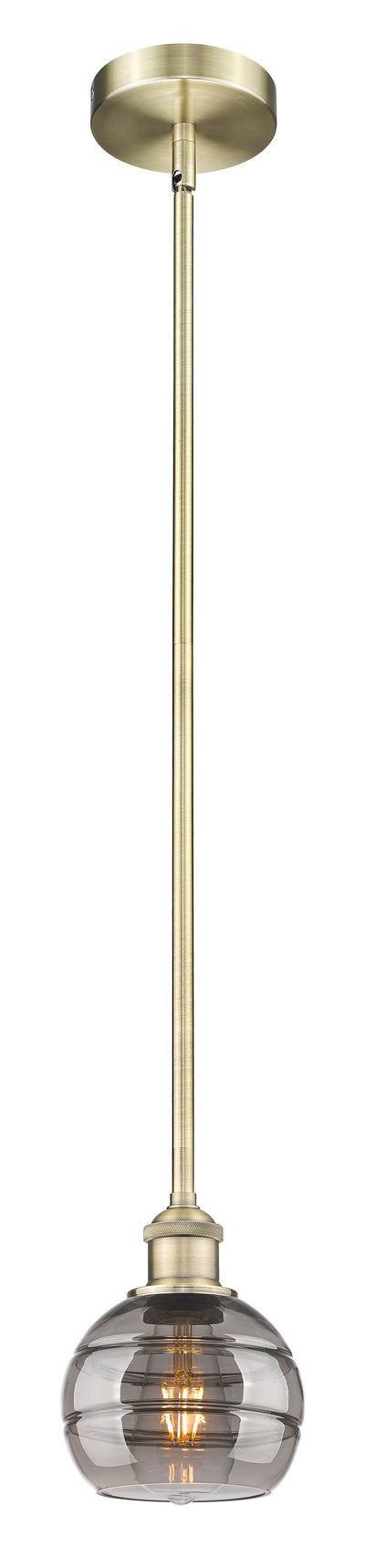 Edison Mini Pendant Cast Brass Antique
