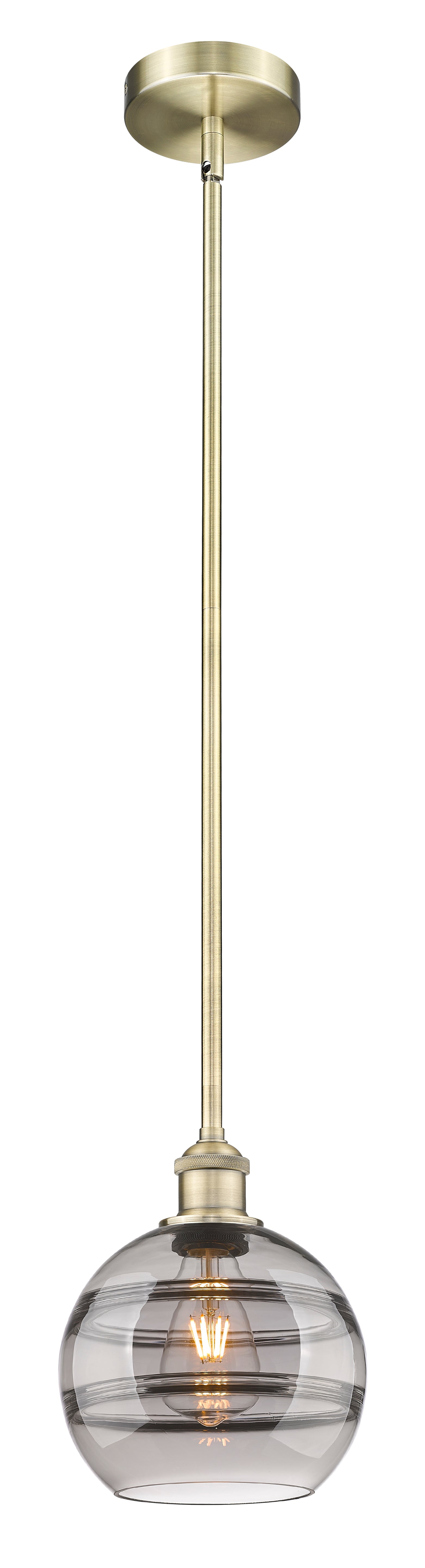 Edison Mini Pendant Antique Brass Finish