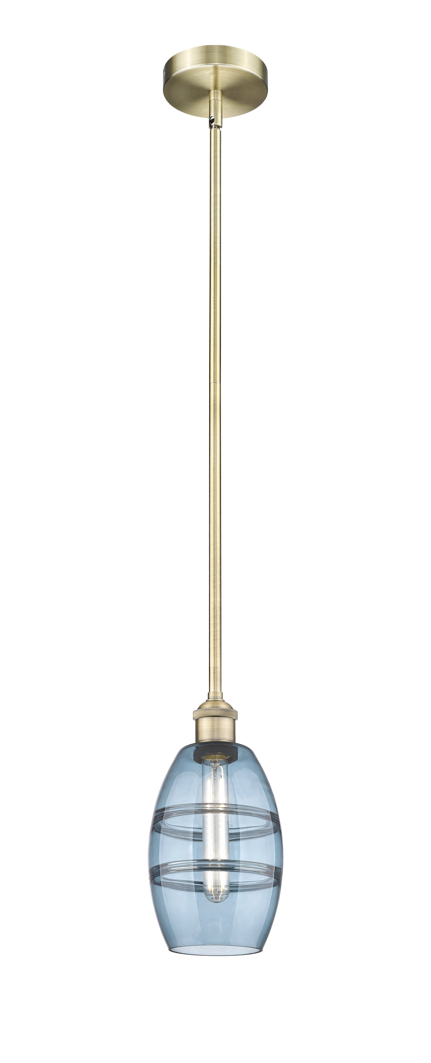 Edison Mini Pendant Antique Brass Finish