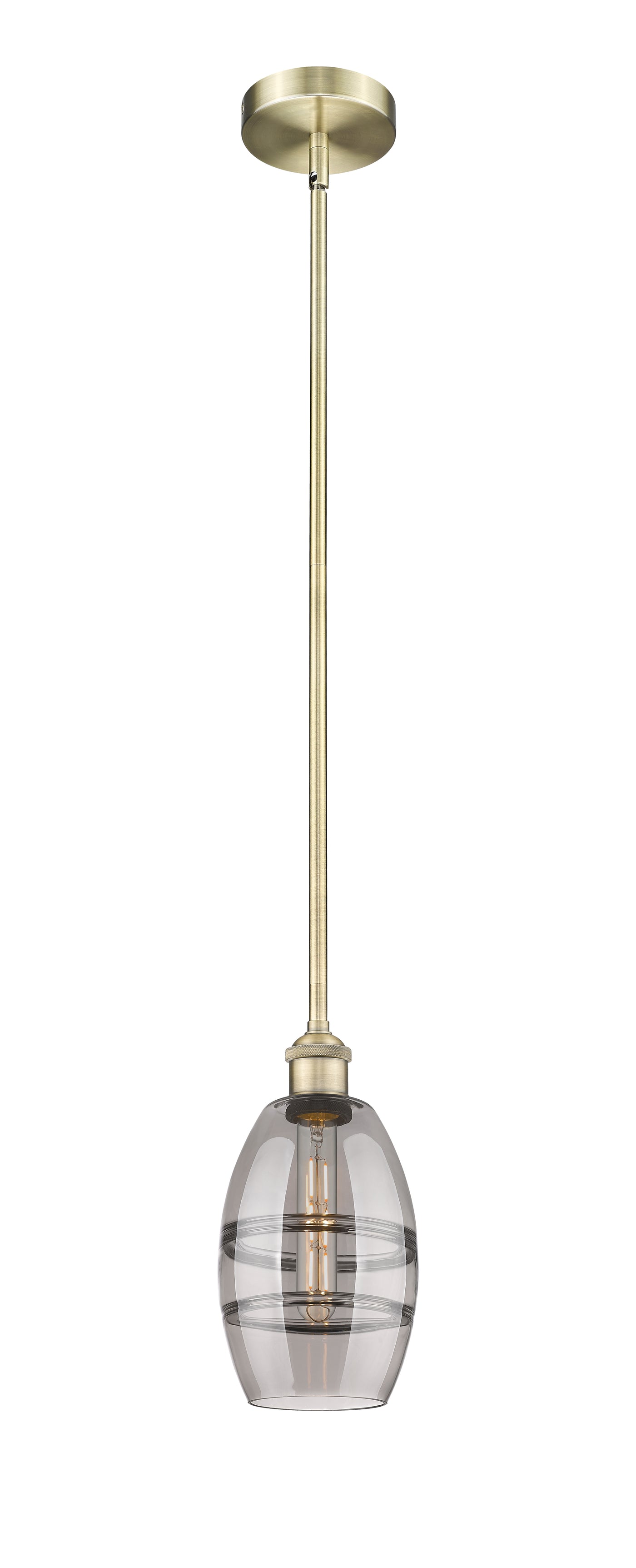 Edison Mini Pendant Antique Brass Finish