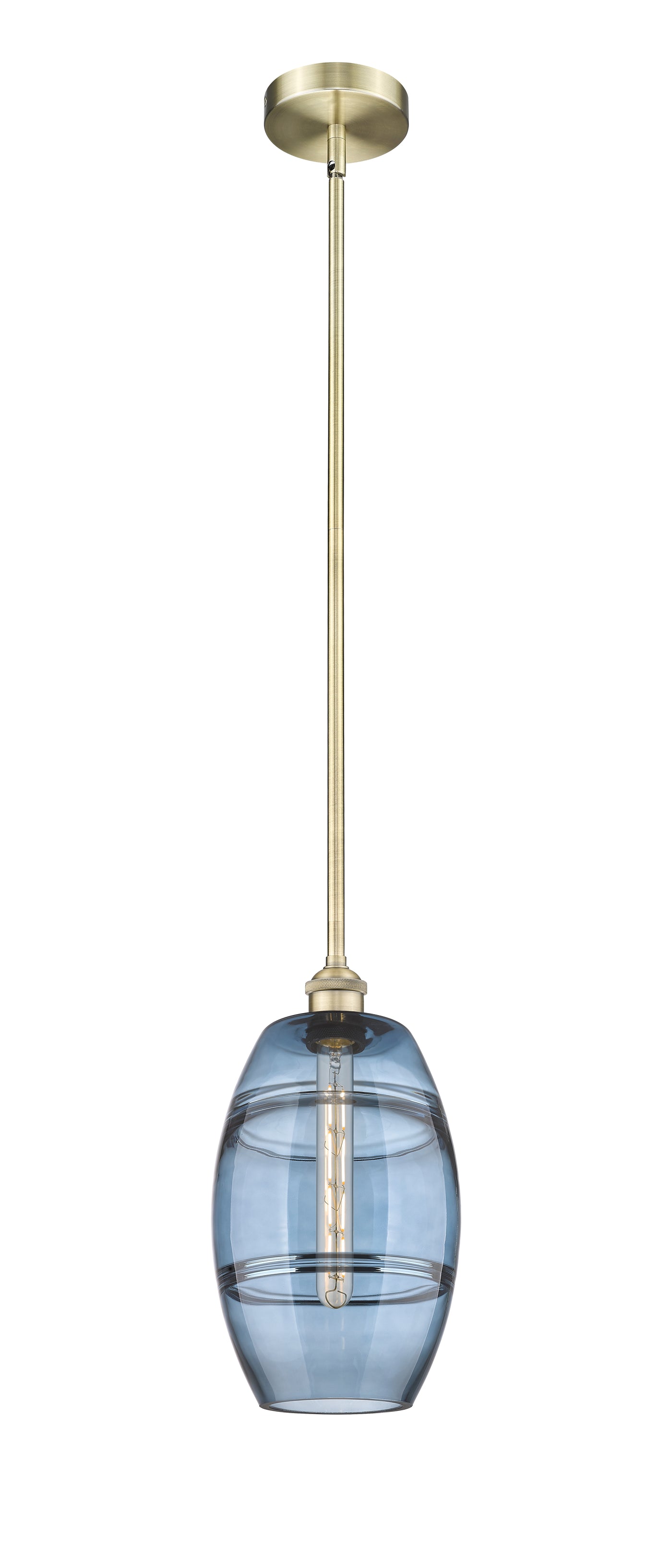 Edison Mini Pendant Antique Brass Finish