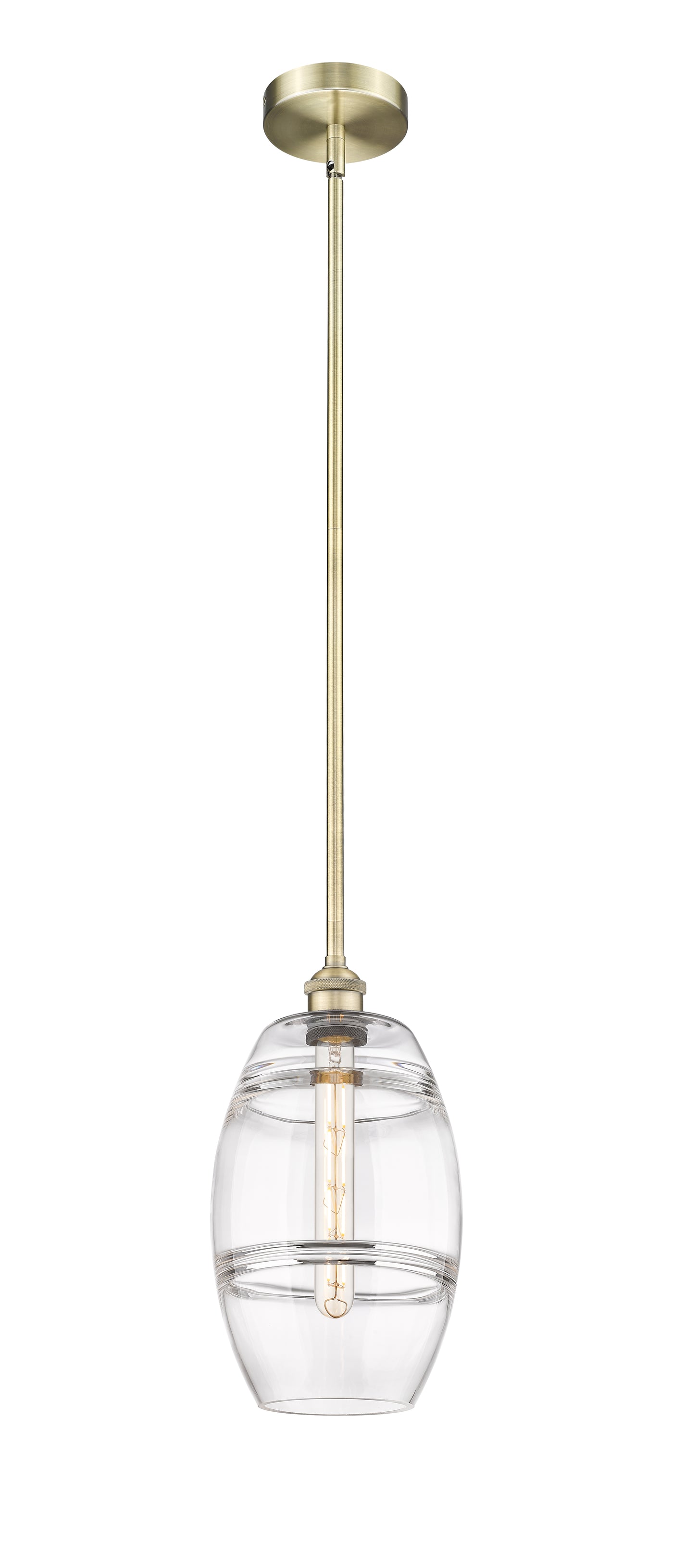 Edison Mini Pendant Antique Brass Finish