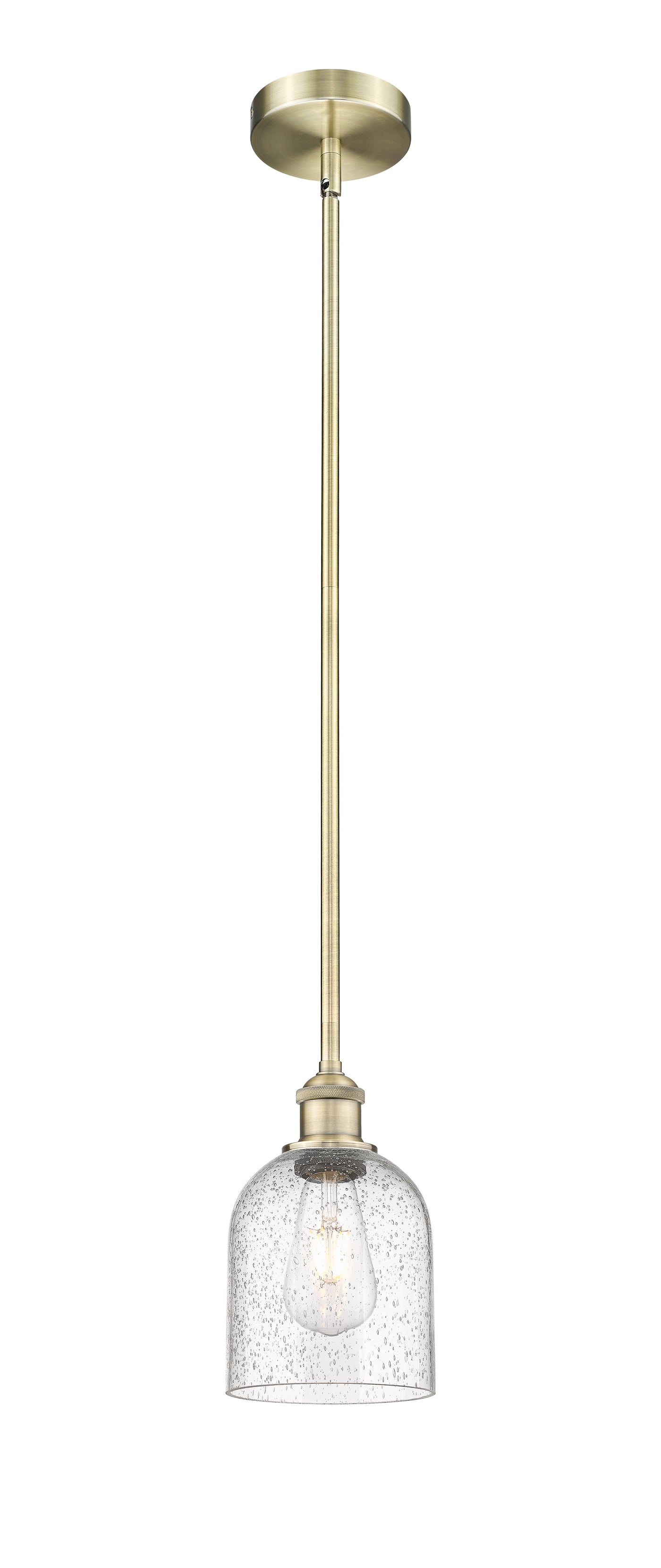 Edison Mini Pendant Antique Brass Finish