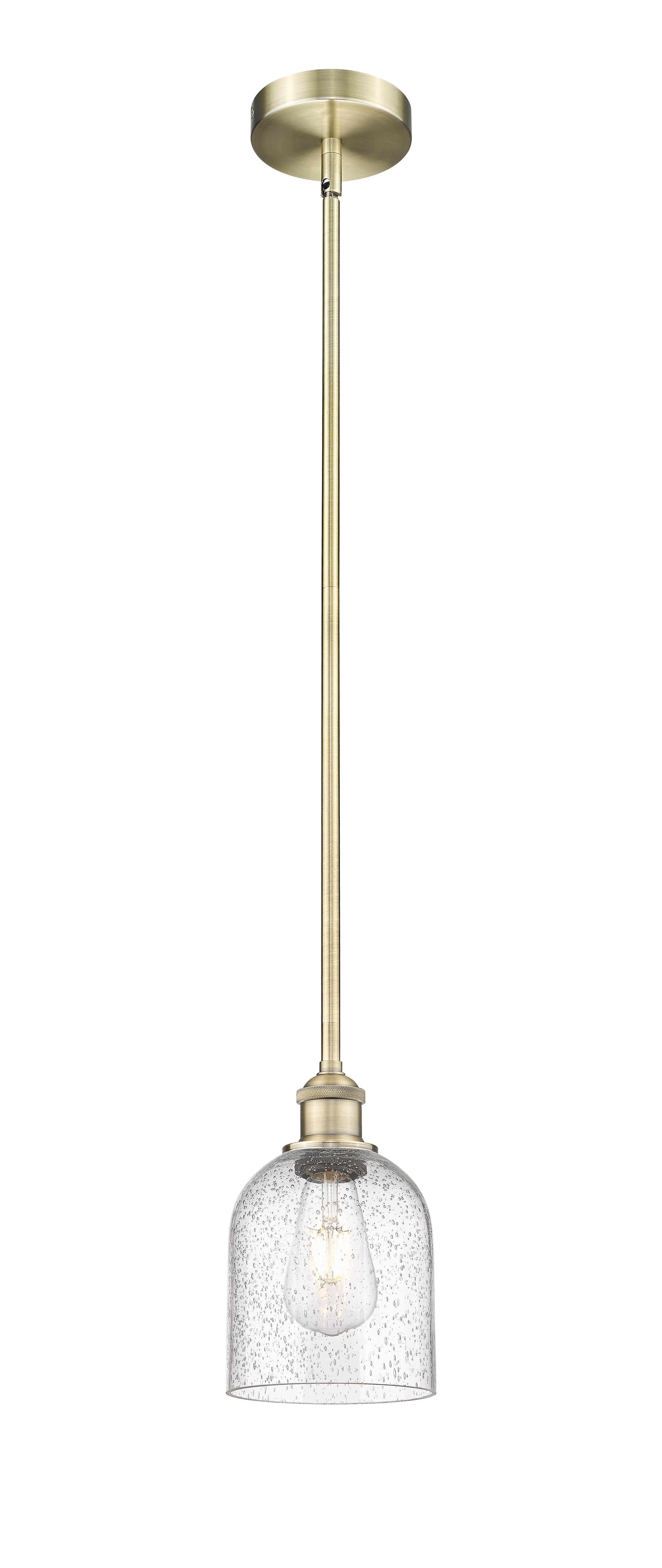 Edison Mini Pendant Antique Brass Finish