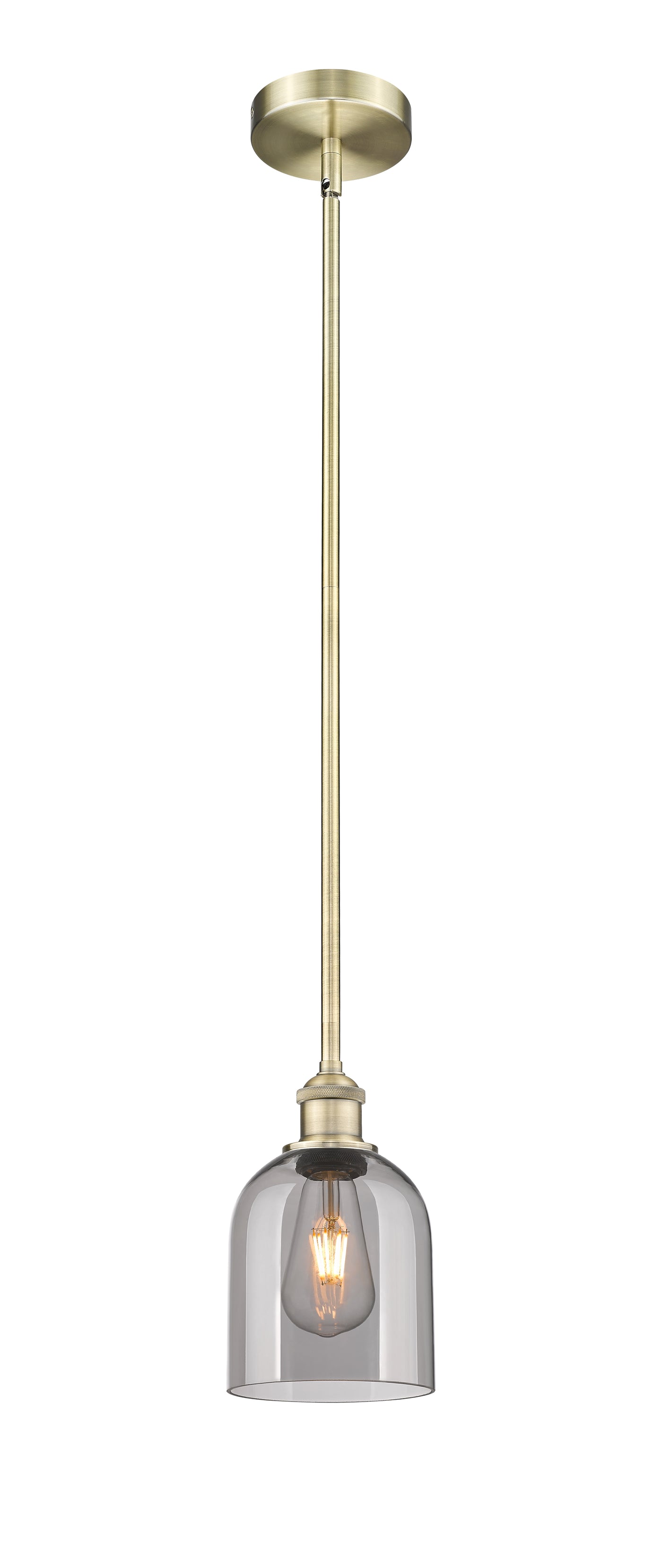Edison Mini Pendant Antique Brass Finish