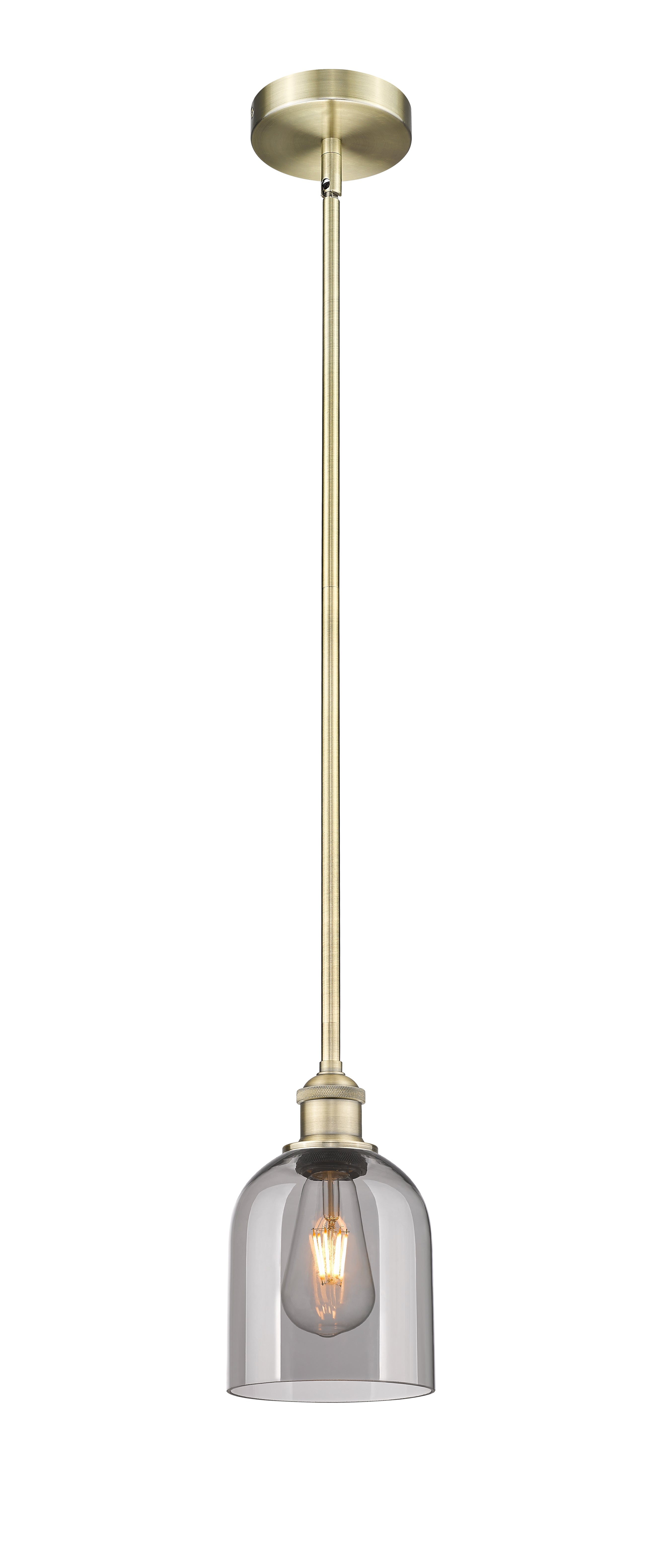 Edison Mini Pendant Antique Brass Finish