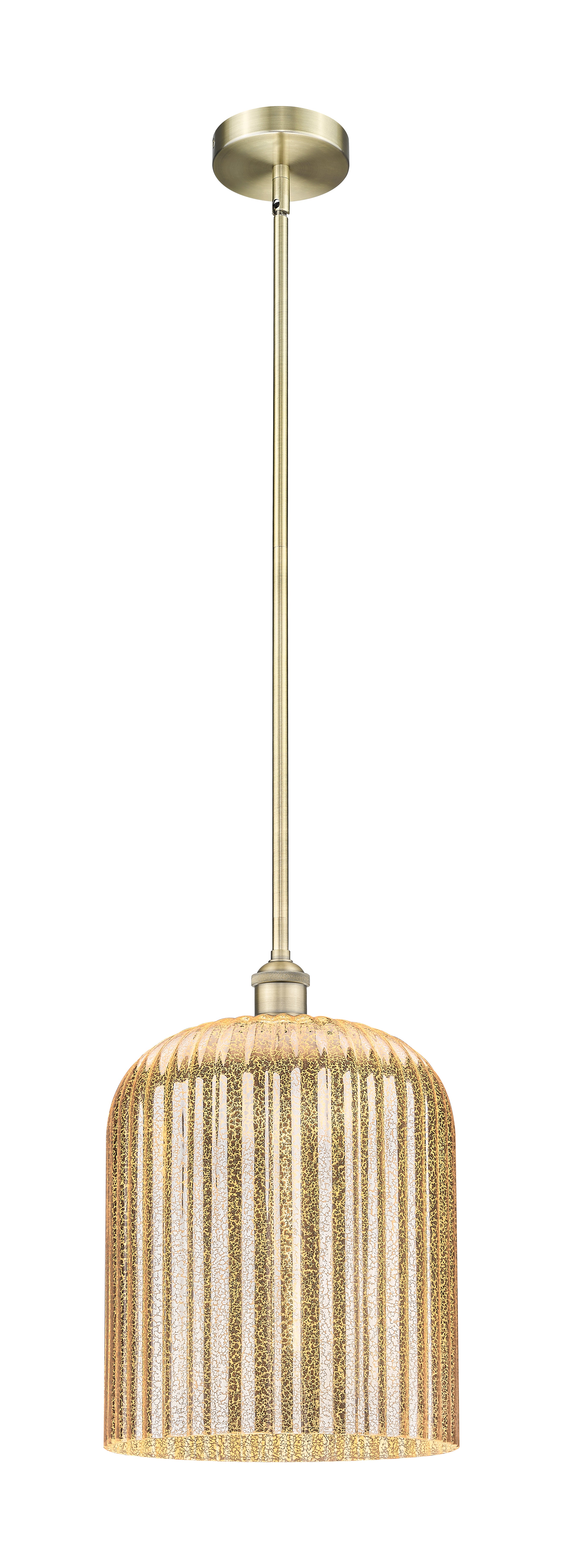 Edison Mini Pendant Antique Brass Finish