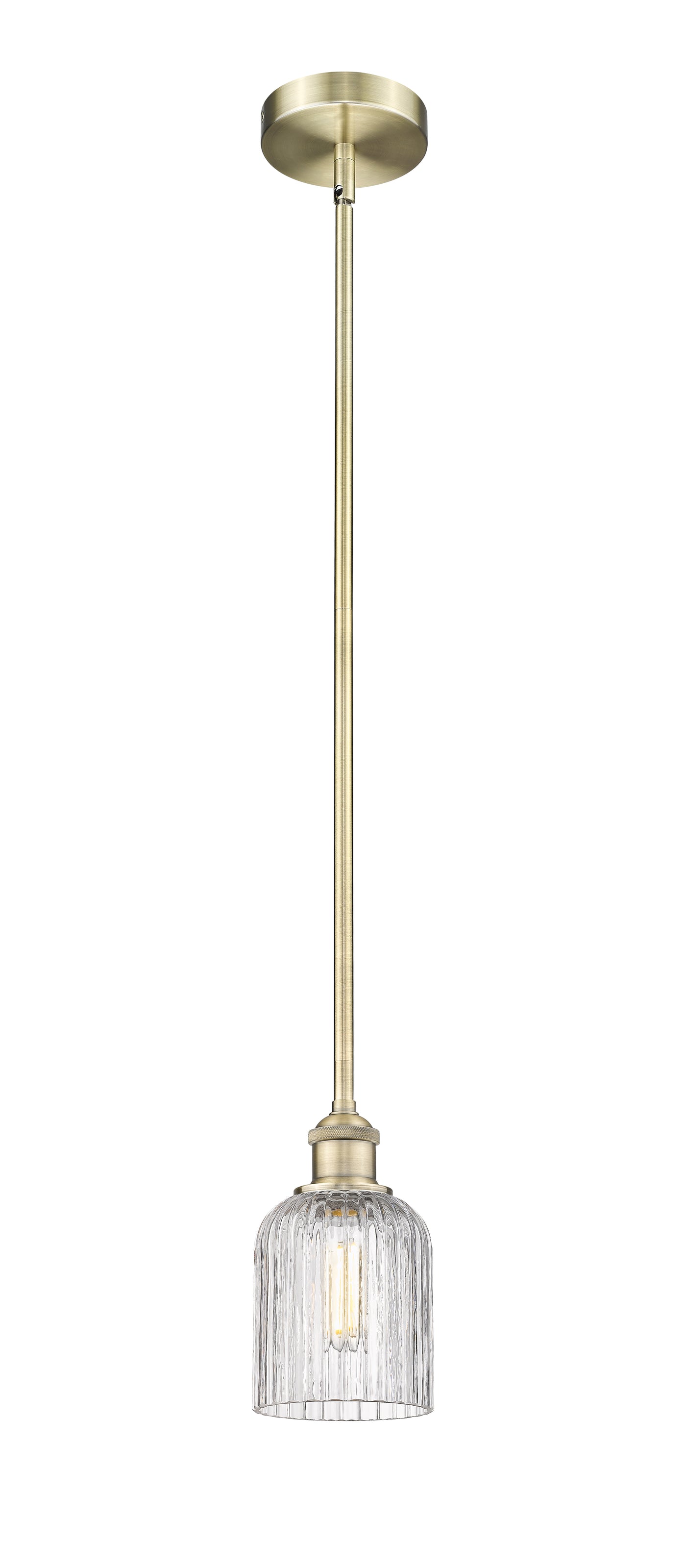 Edison Mini Pendant Antique Brass Finish