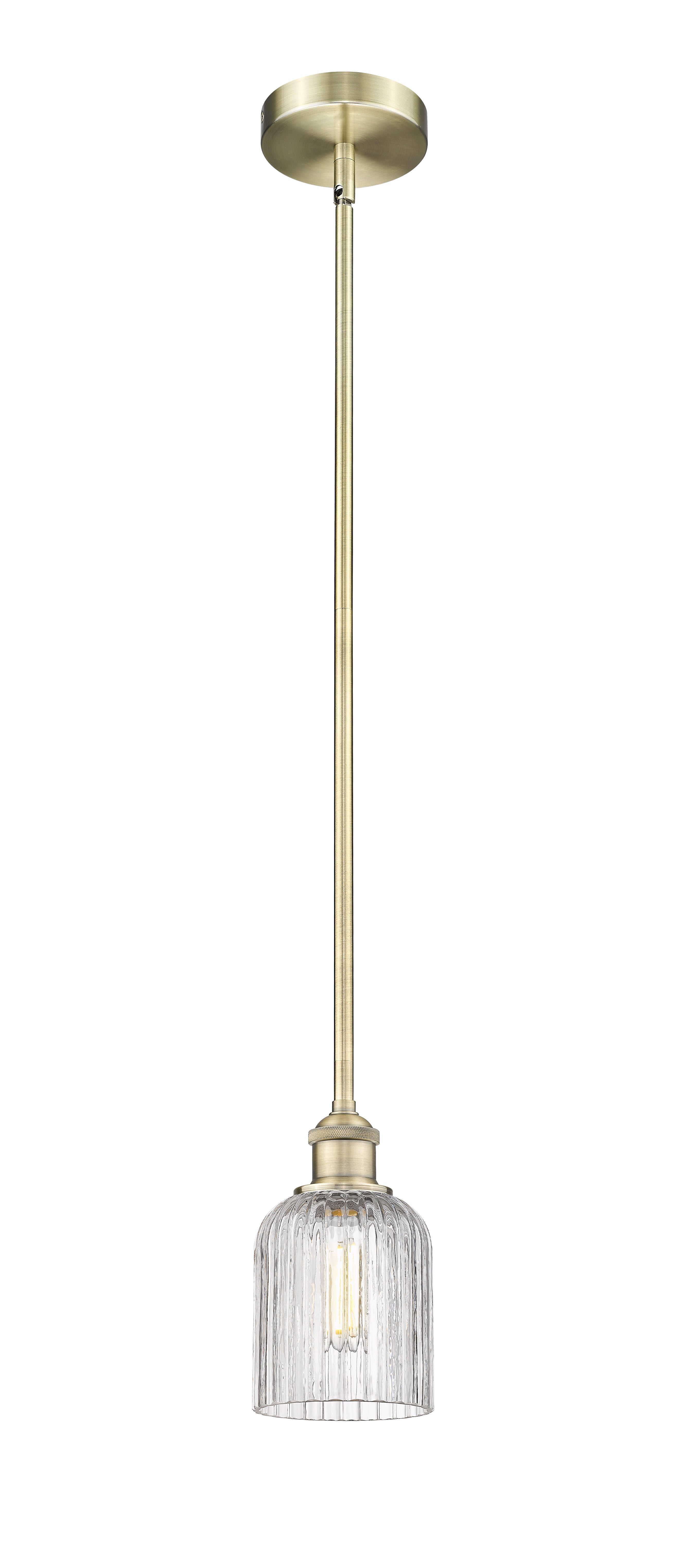 Edison Mini Pendant Antique Brass Finish
