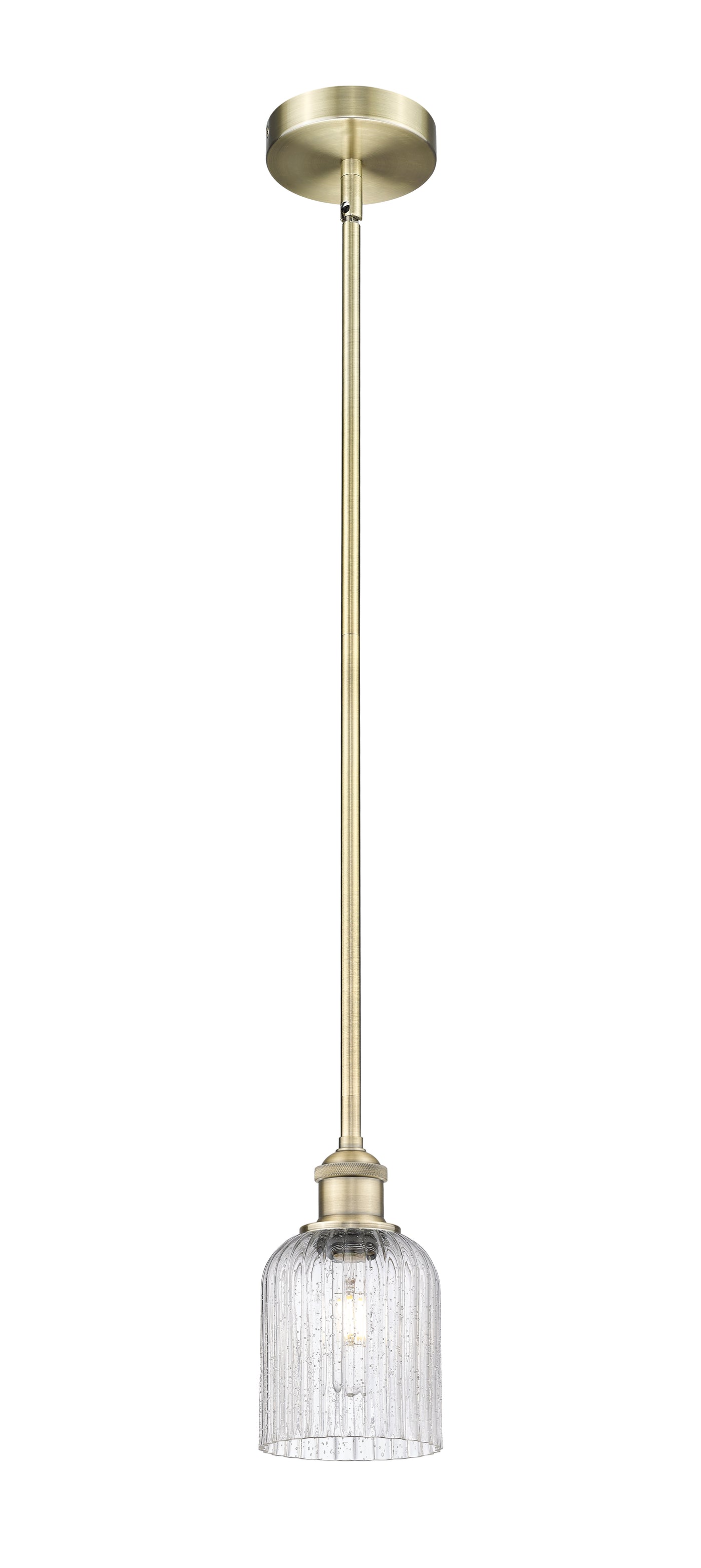 Edison Mini Pendant Antique Brass Finish