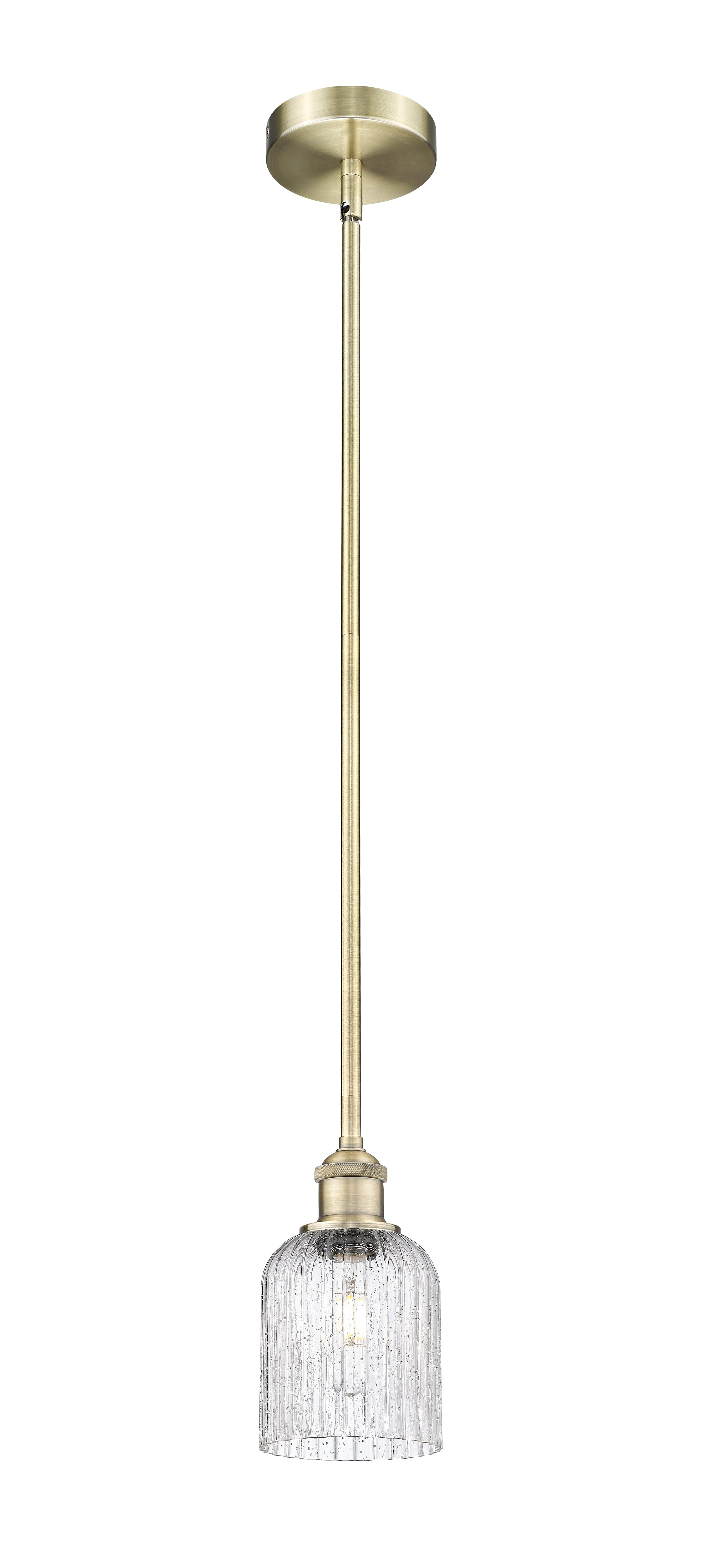 Edison Mini Pendant Antique Brass Finish