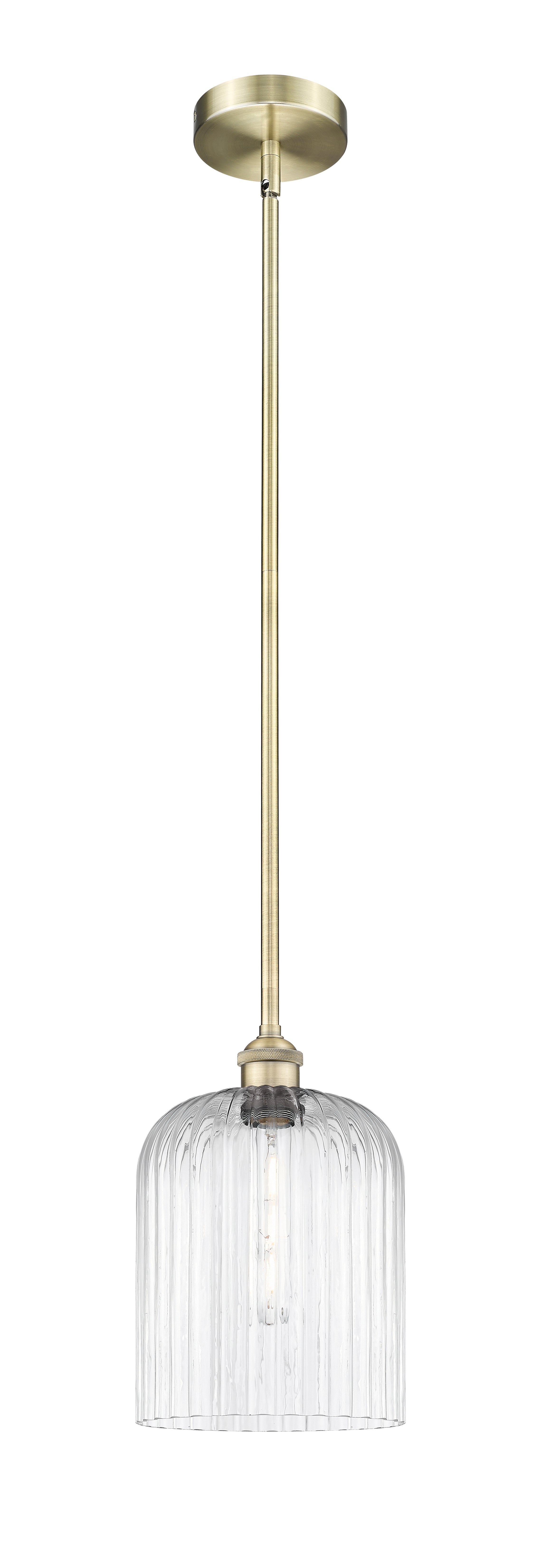 Edison Mini Pendant Antique Brass Finish