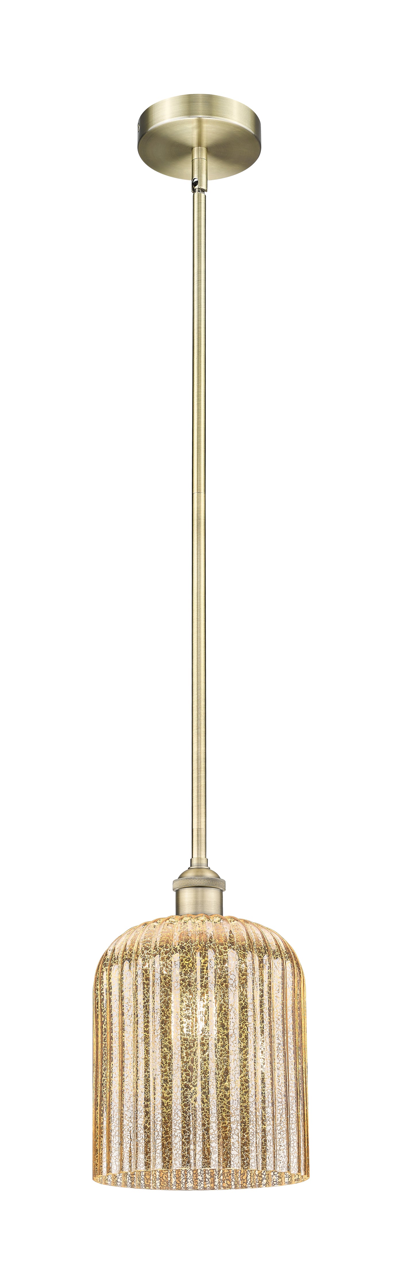 Edison Mini Pendant Antique Brass Finish