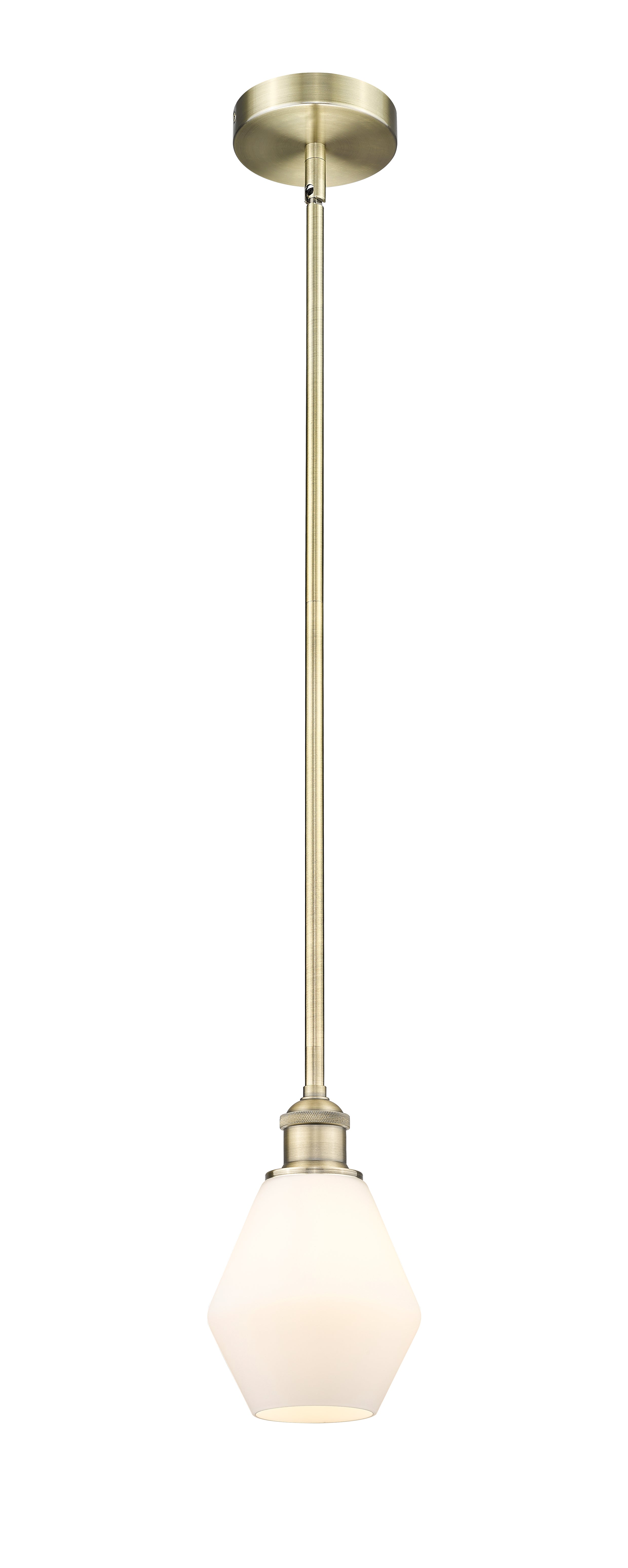 Edison Mini Pendant Antique Brass Finish