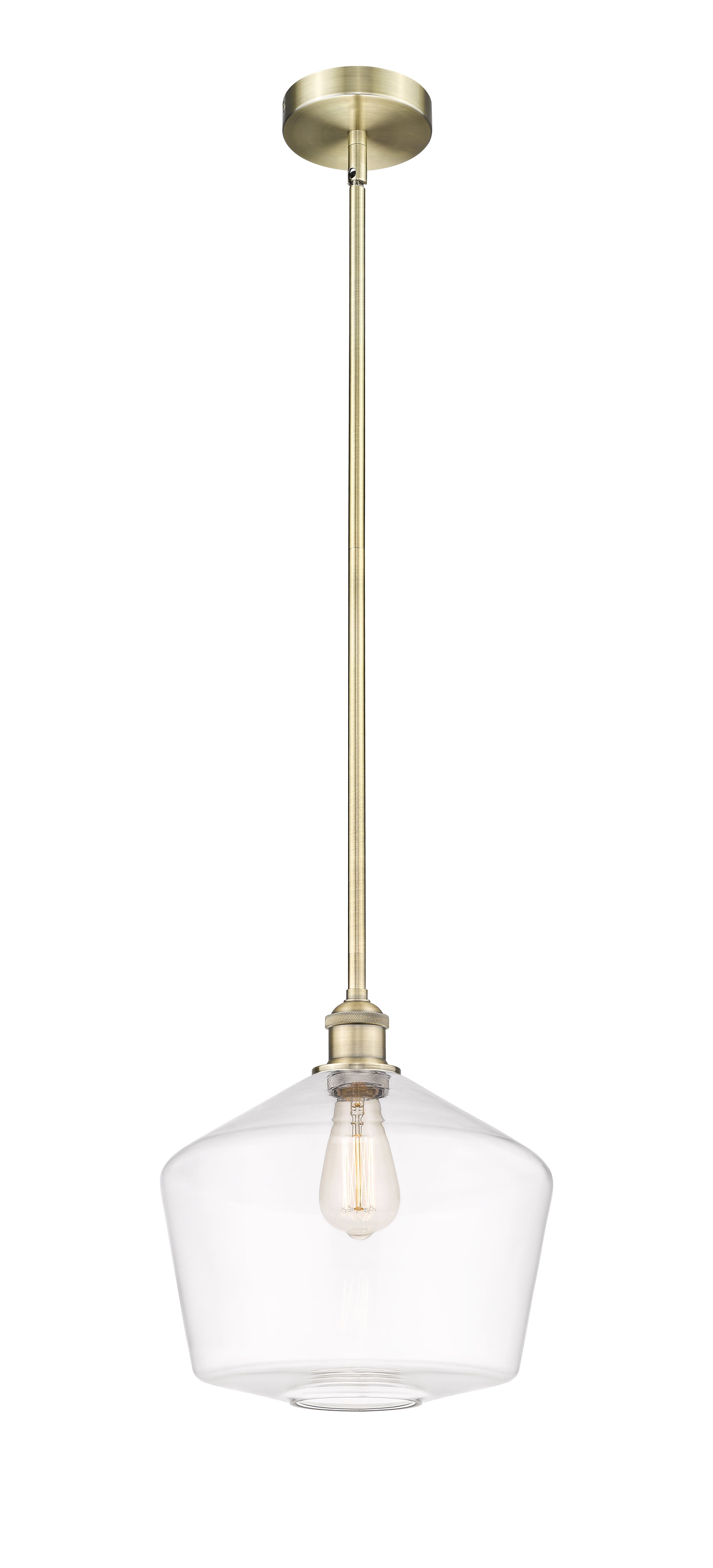 Edison Mini Pendant Antique Brass Finish