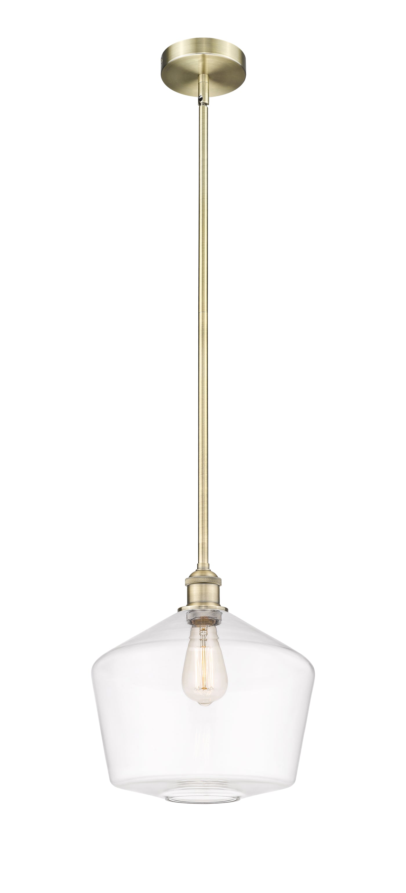 Edison Mini Pendant Antique Brass Finish