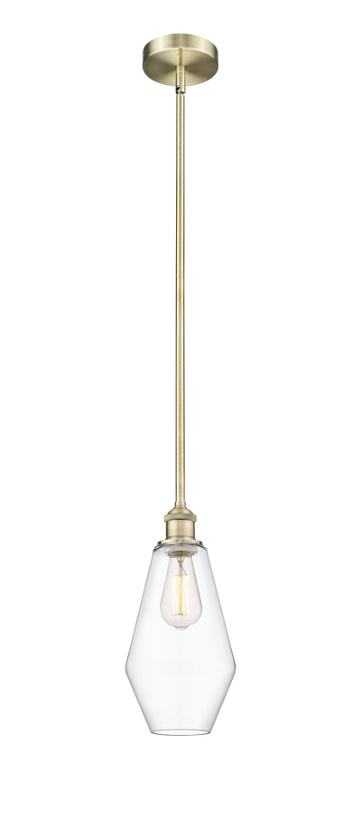 Edison Mini Pendant Antique Brass Finish