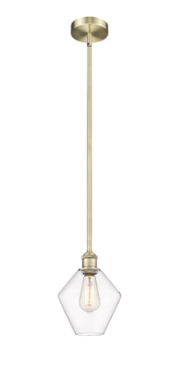 Edison Mini Pendant Antique Brass 8 Inch