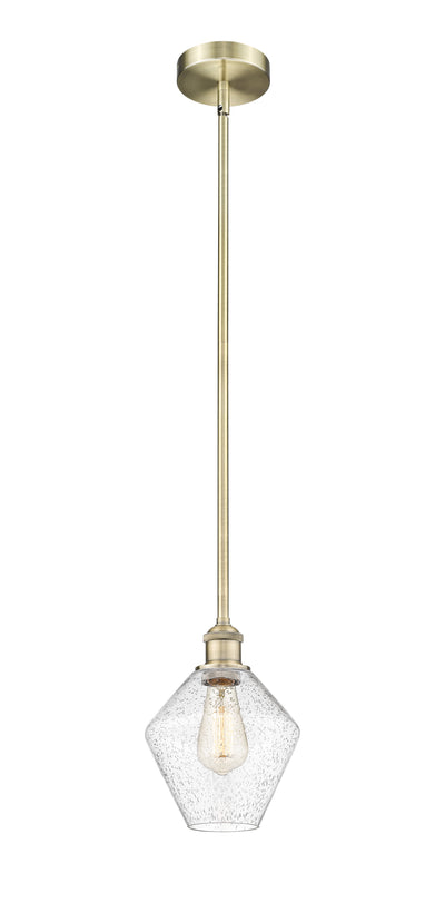 Edison Mini Pendant Antique Brass 8 Inch