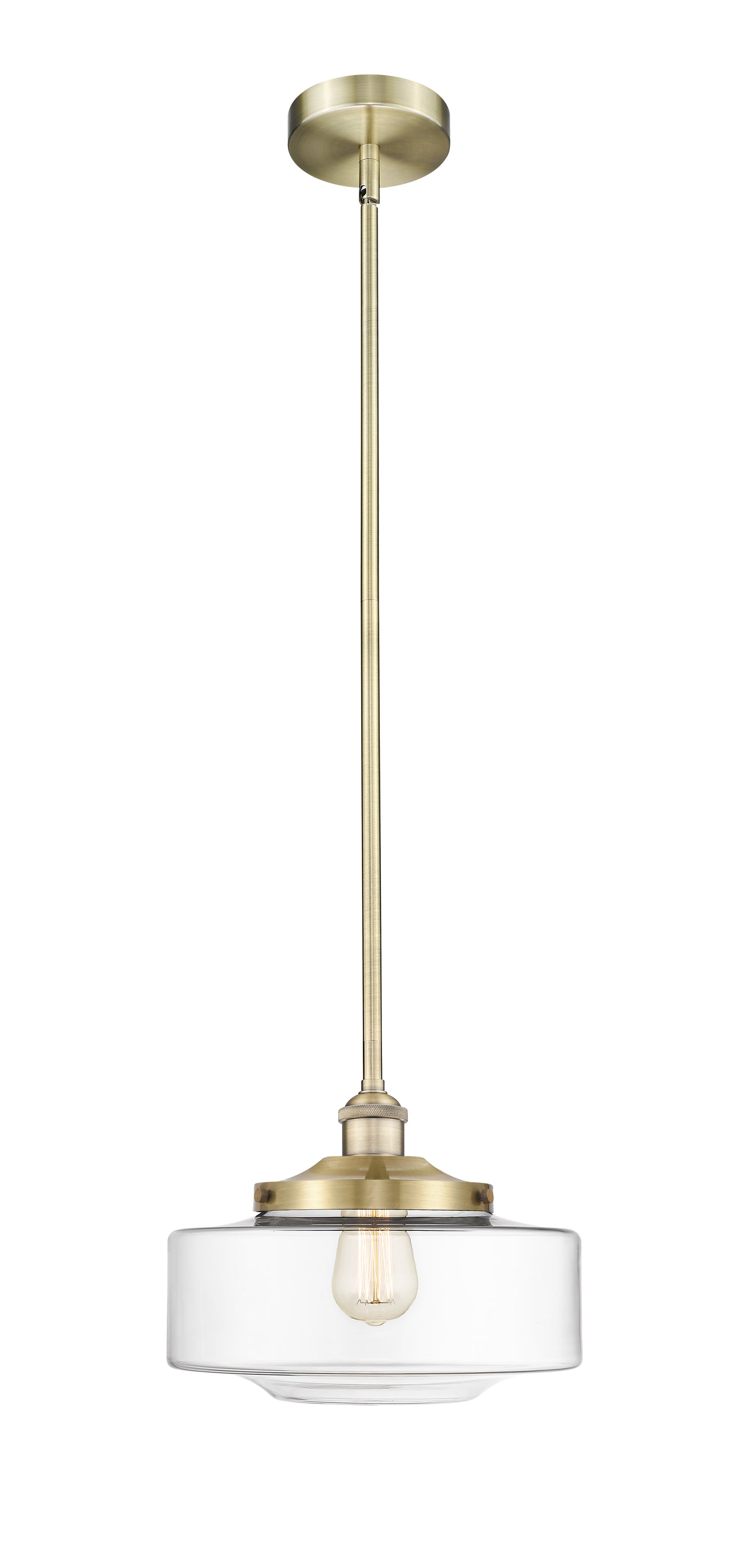 Edison Mini Pendant Antique Brass Finish