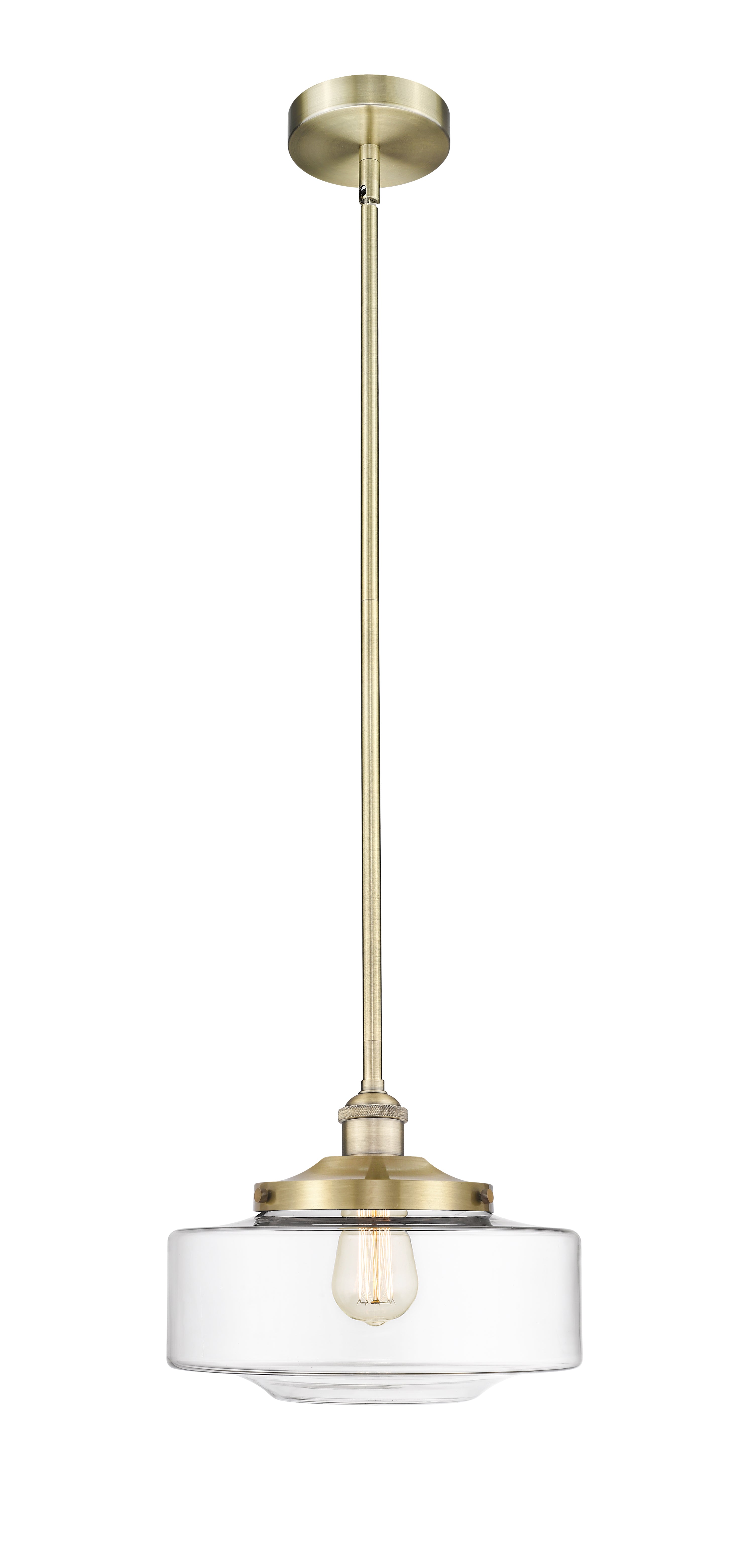 Edison Mini Pendant Antique Brass Finish