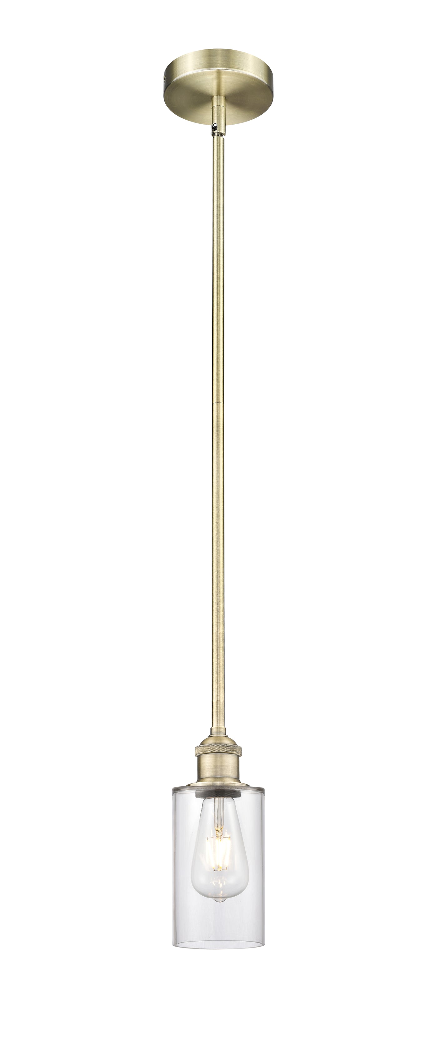 Edison Mini Pendant Antique Brass Finish