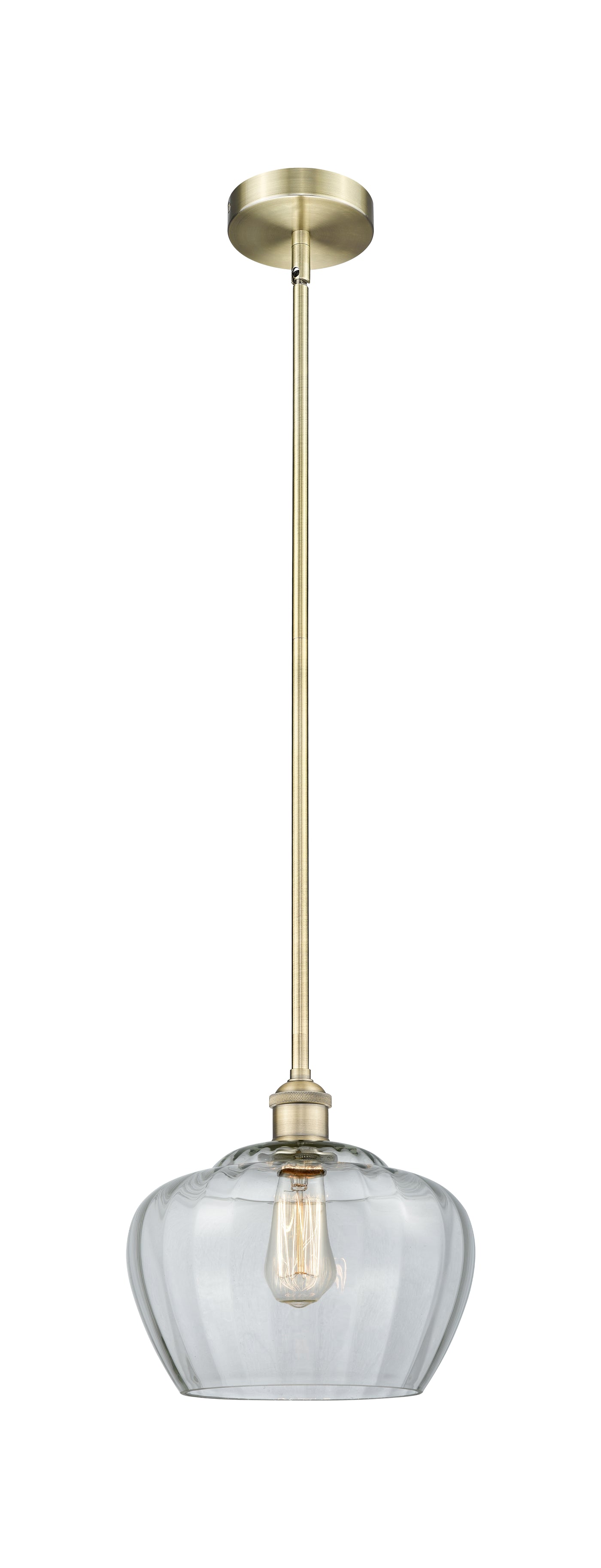 Edison Mini Pendant Antique Brass Finish