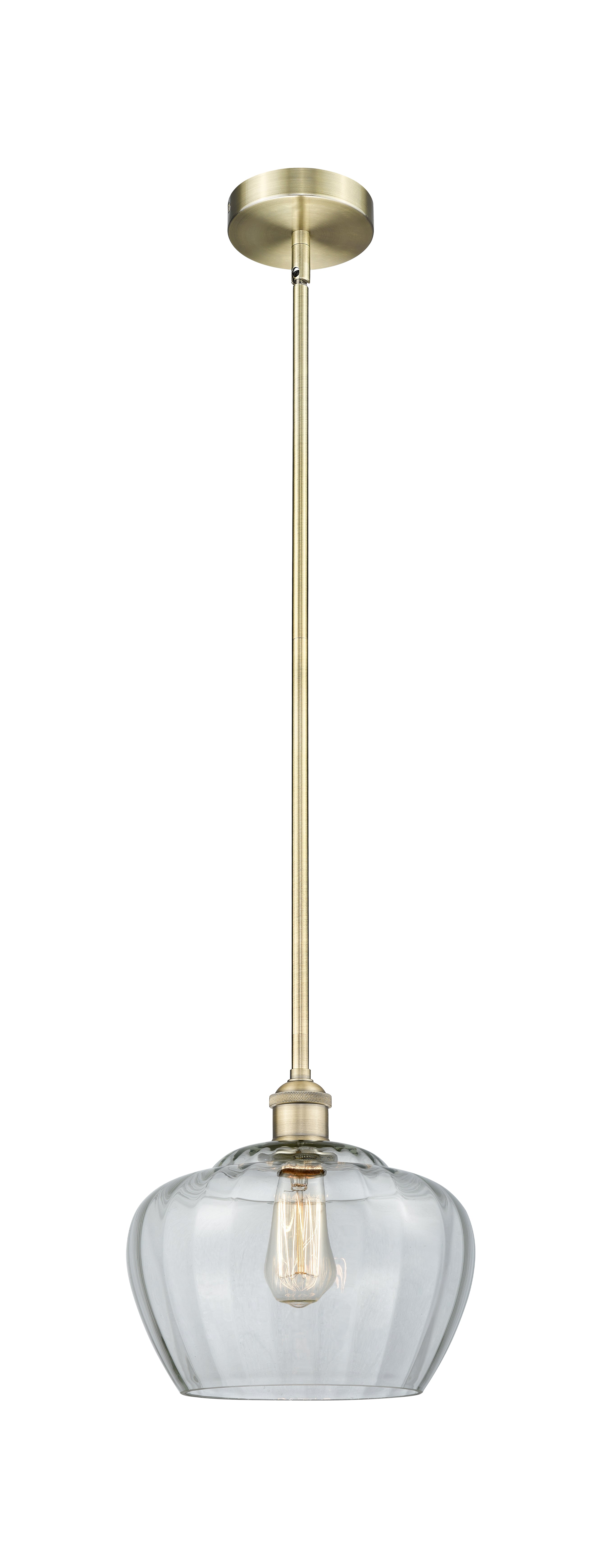 Edison Mini Pendant Antique Brass Finish