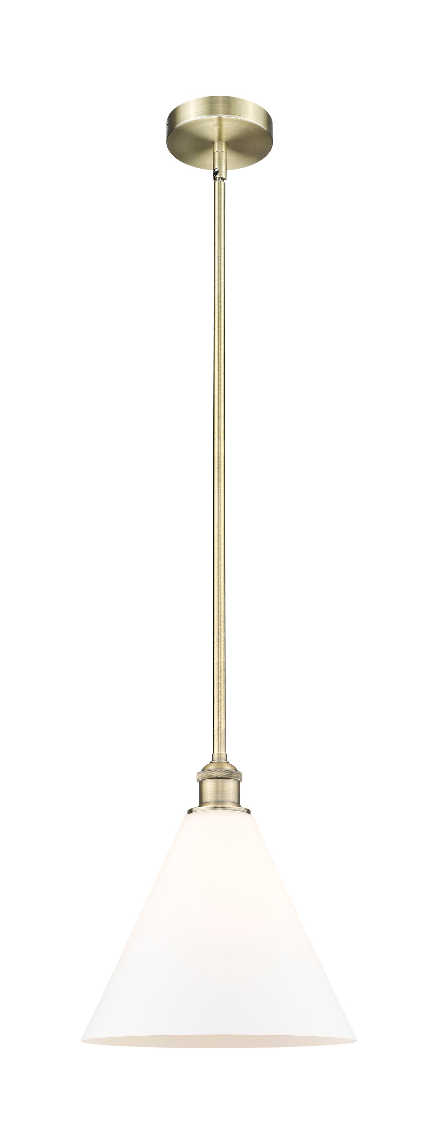 Edison Mini Pendant Antique Brass Glass
