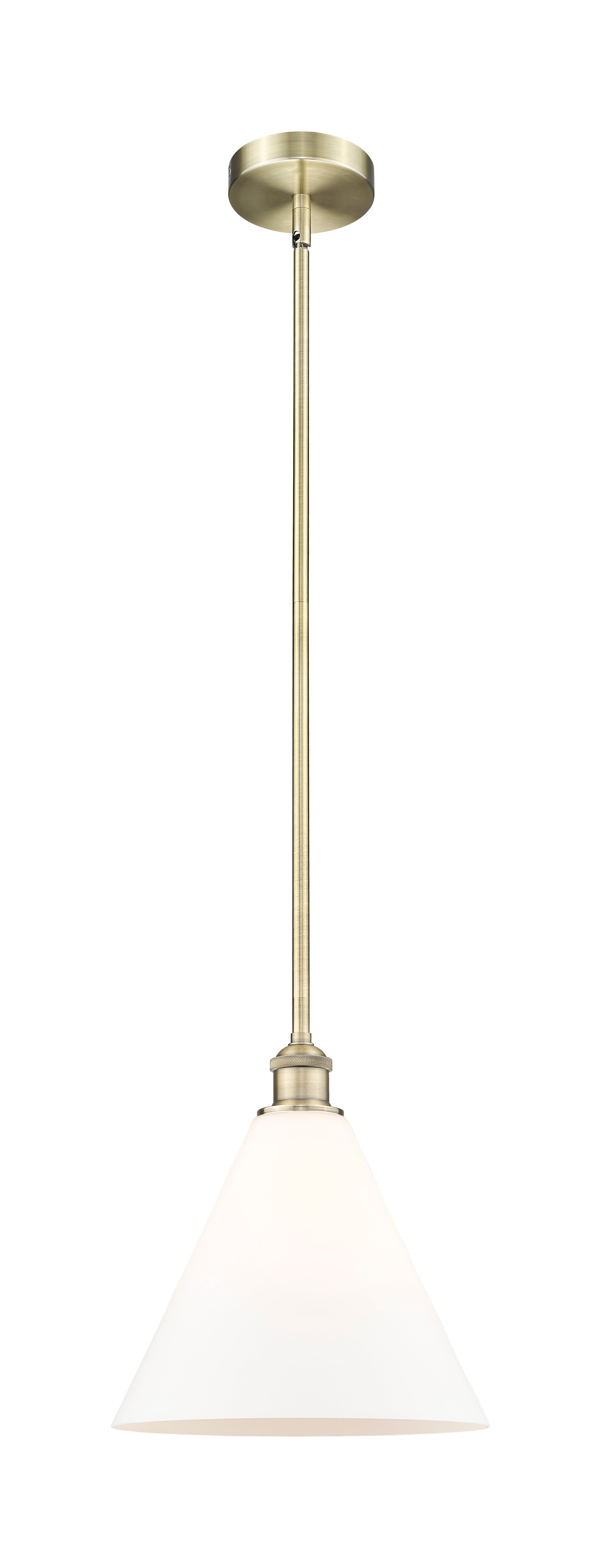 Edison Mini Pendant Antique Brass Glass