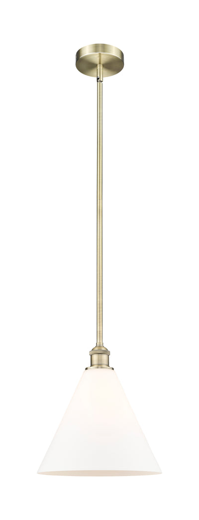 Edison Mini Pendant Antique Brass Glass