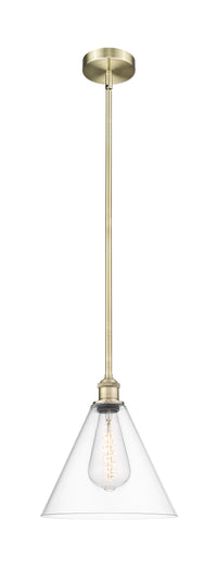 Edison Mini Pendant Antique Brass Glass